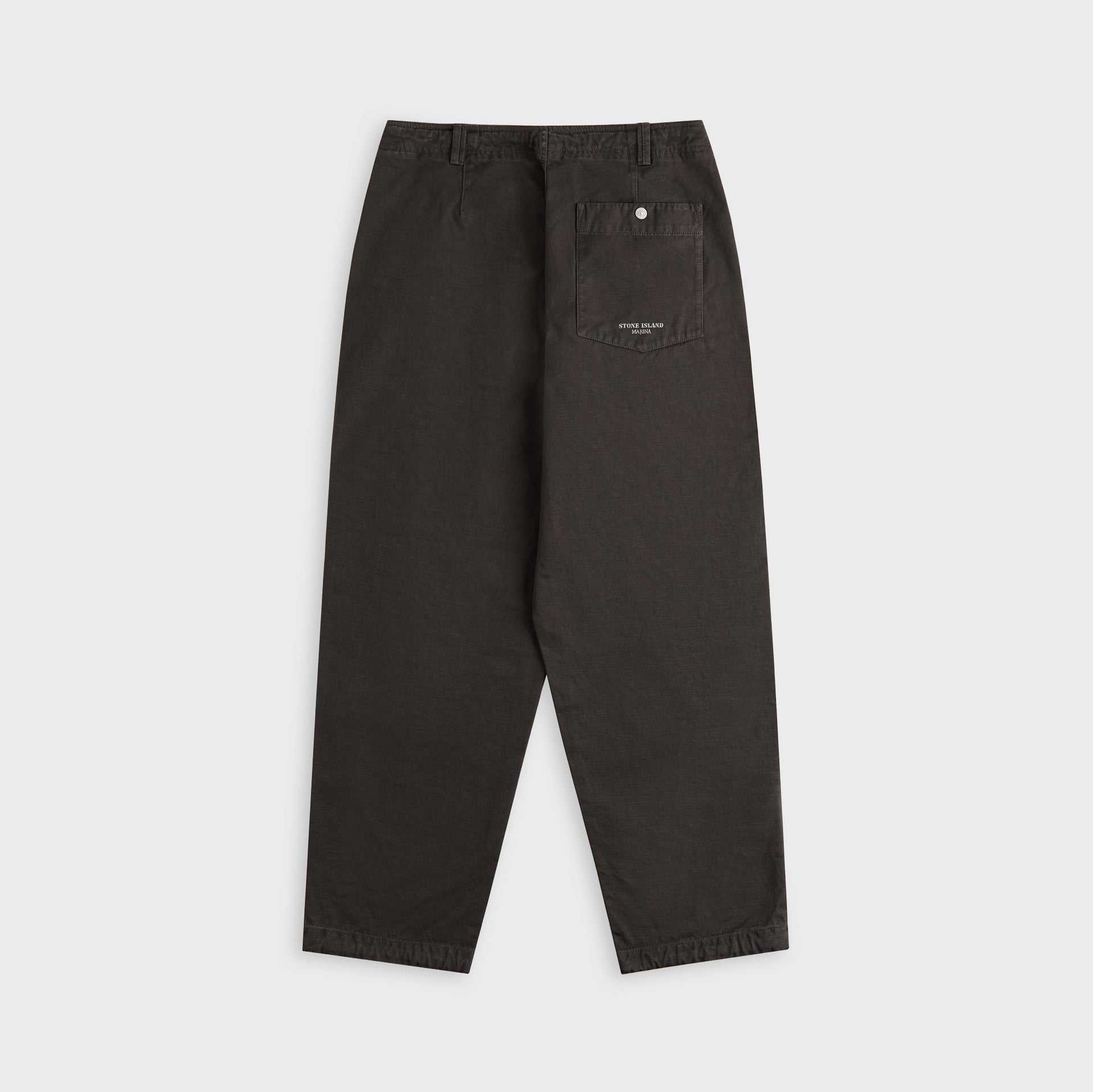 Stone Island Marina Slub Cotton Cargo Pant - Lead Grey