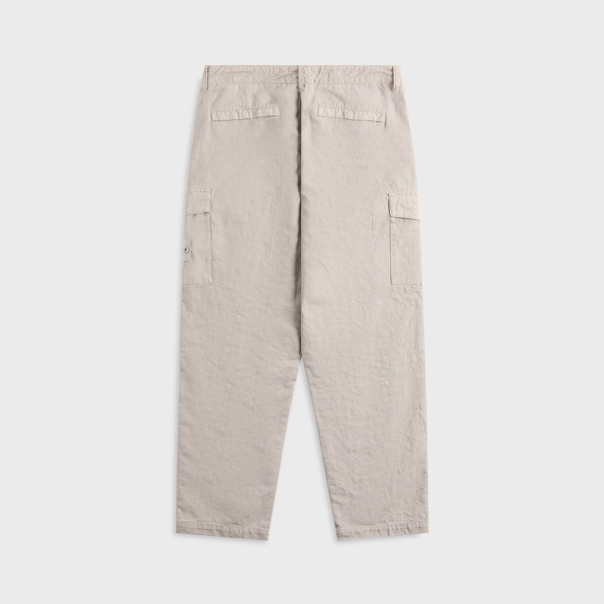 Stone Island Ghost Cotton-Linen Canvas Trouser - Dust Grey