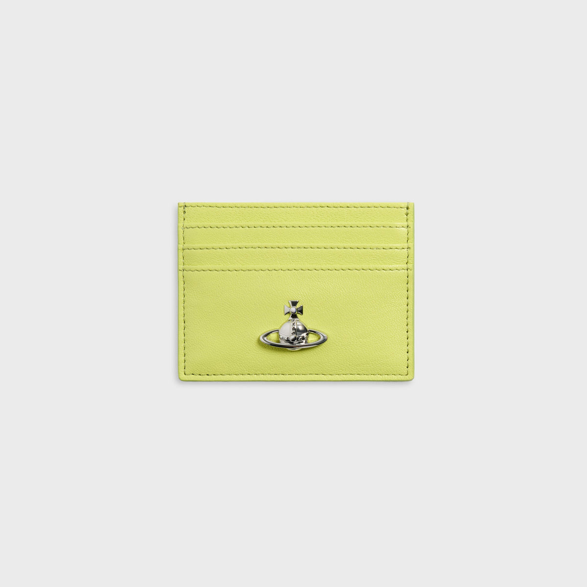 Vivienne Westwood Flat Card Holder - Lime Green