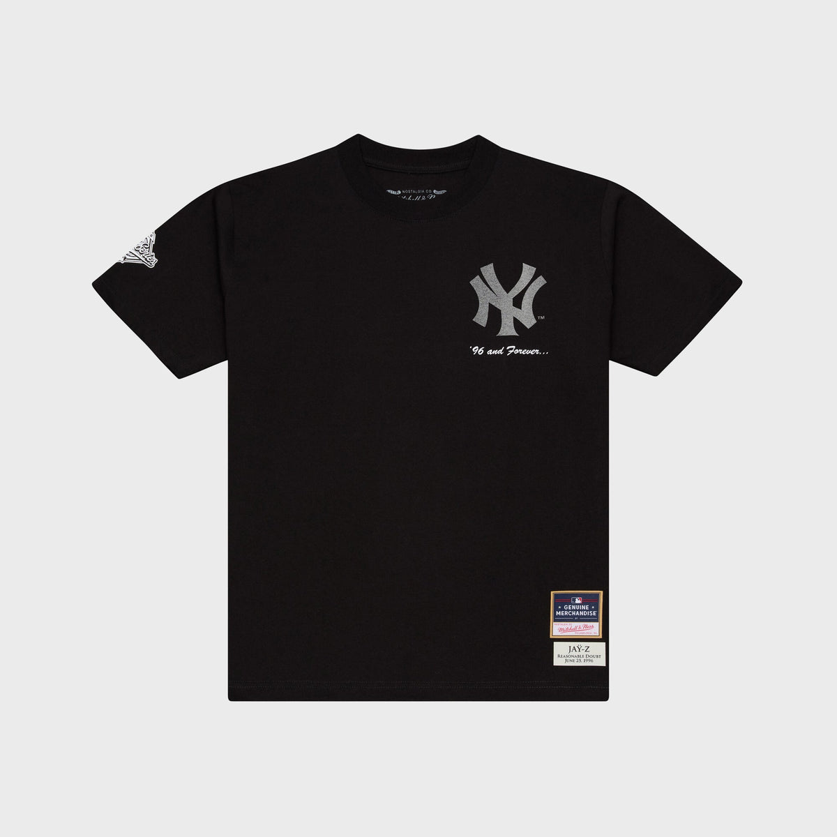 Mitchell & Ness x Jay-Z Reasonable Doubt x New York Yankees Tee - Black