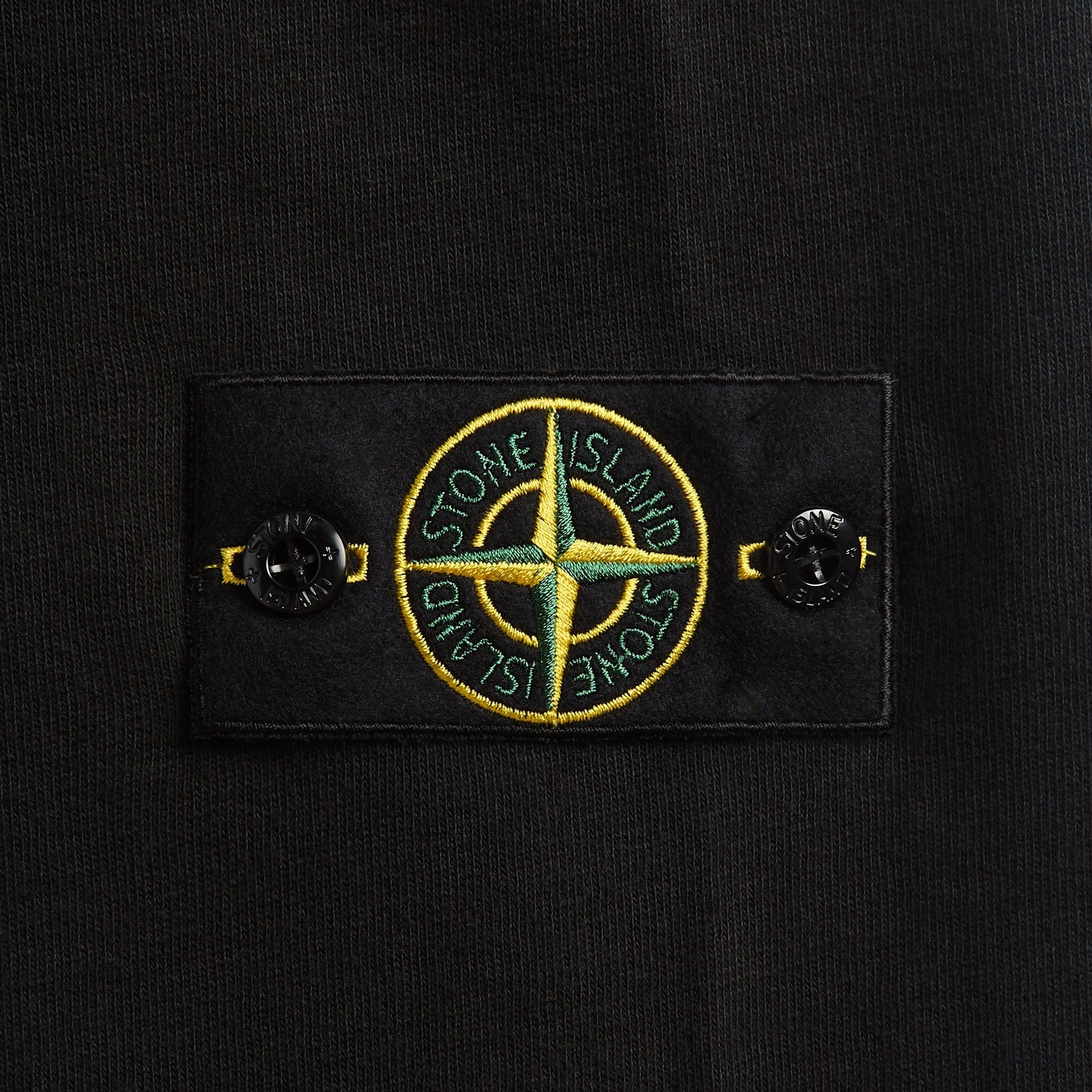 Stone Island Hooded Sweater - Black