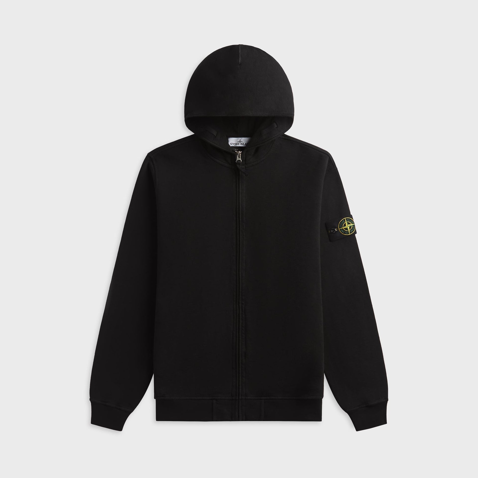 Stone Island Hooded Sweater - Black