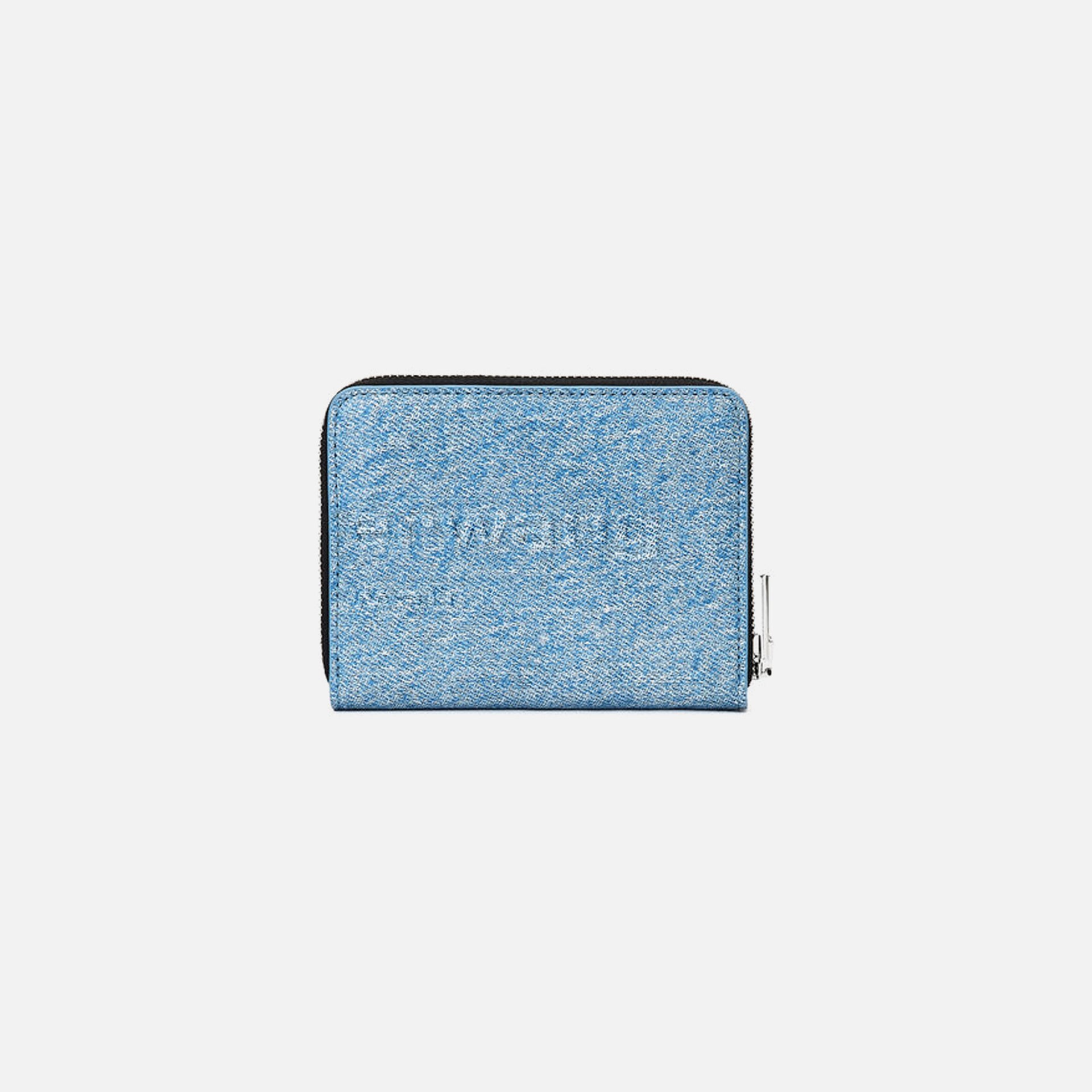 Alexander Wang Punch Compace Wallet - Vintage Medium Indigo