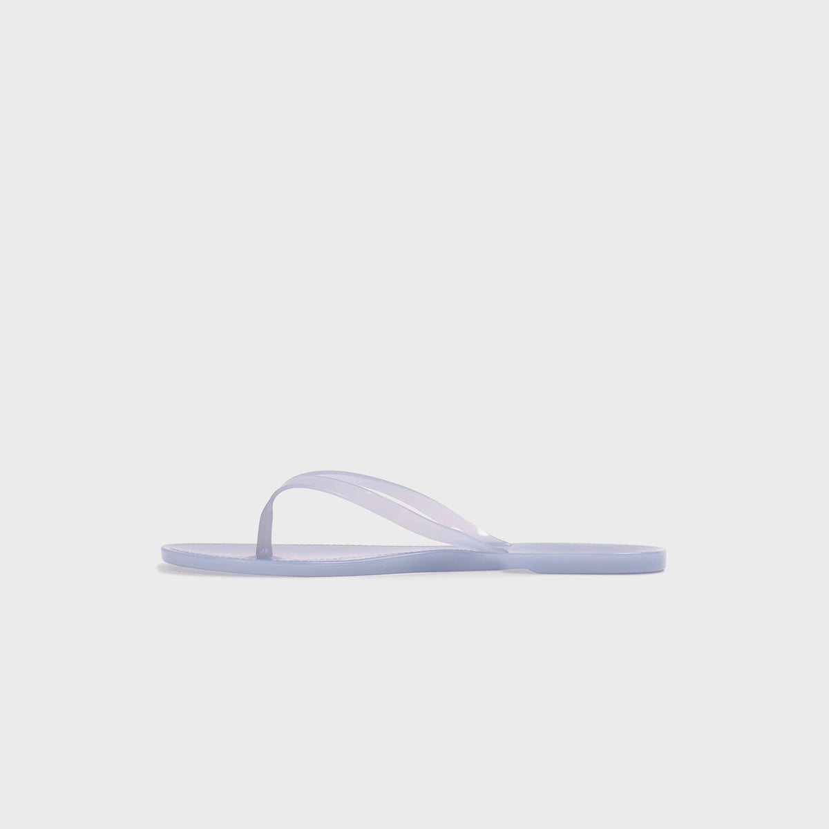 Black Suede Studio Crystal Sandal - Baby Blue