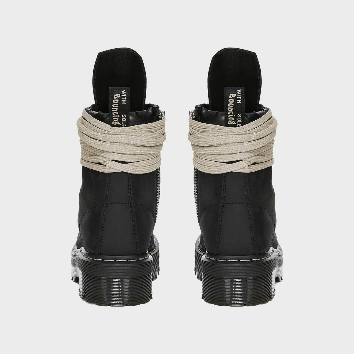 Dr. Martens x Rick Owens Quad Sole Steel Toe Boot - Black