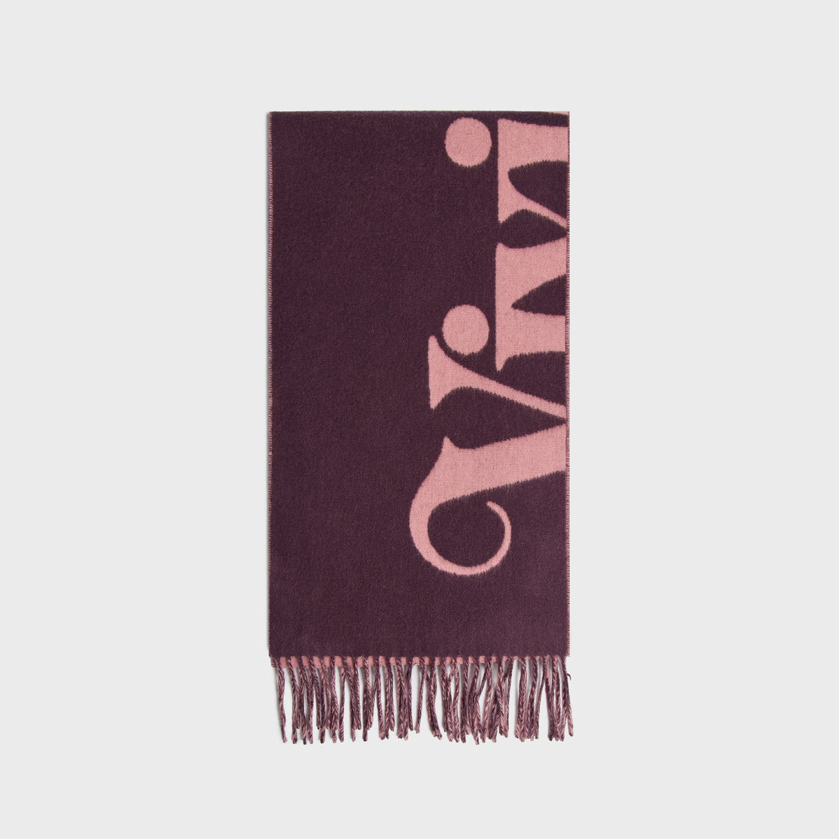 Vivienne Westwood Purple Wool Scarf - Plum