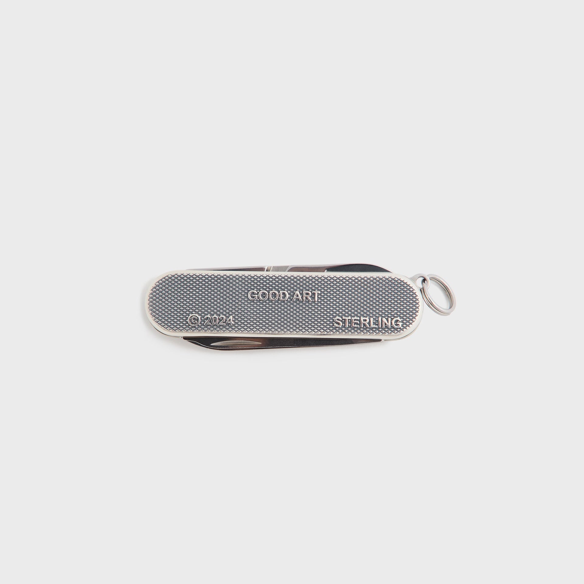 GOOD ART HLYWD Little Gents v3 Goosebumps Pocket Knife - Silver