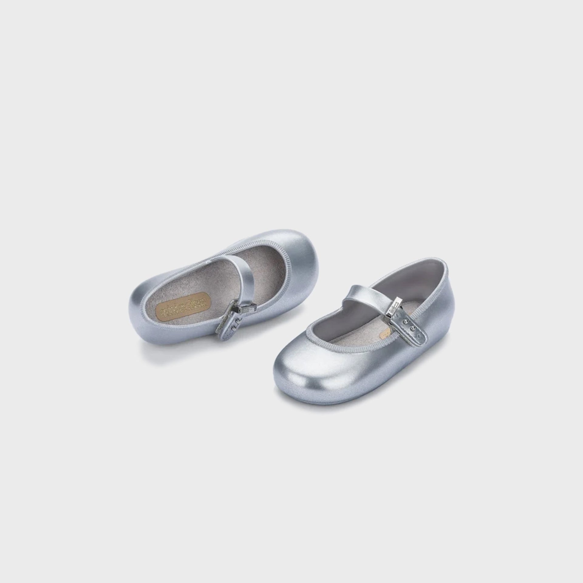Melissa Baby Soft Ballerina Flat - Silver