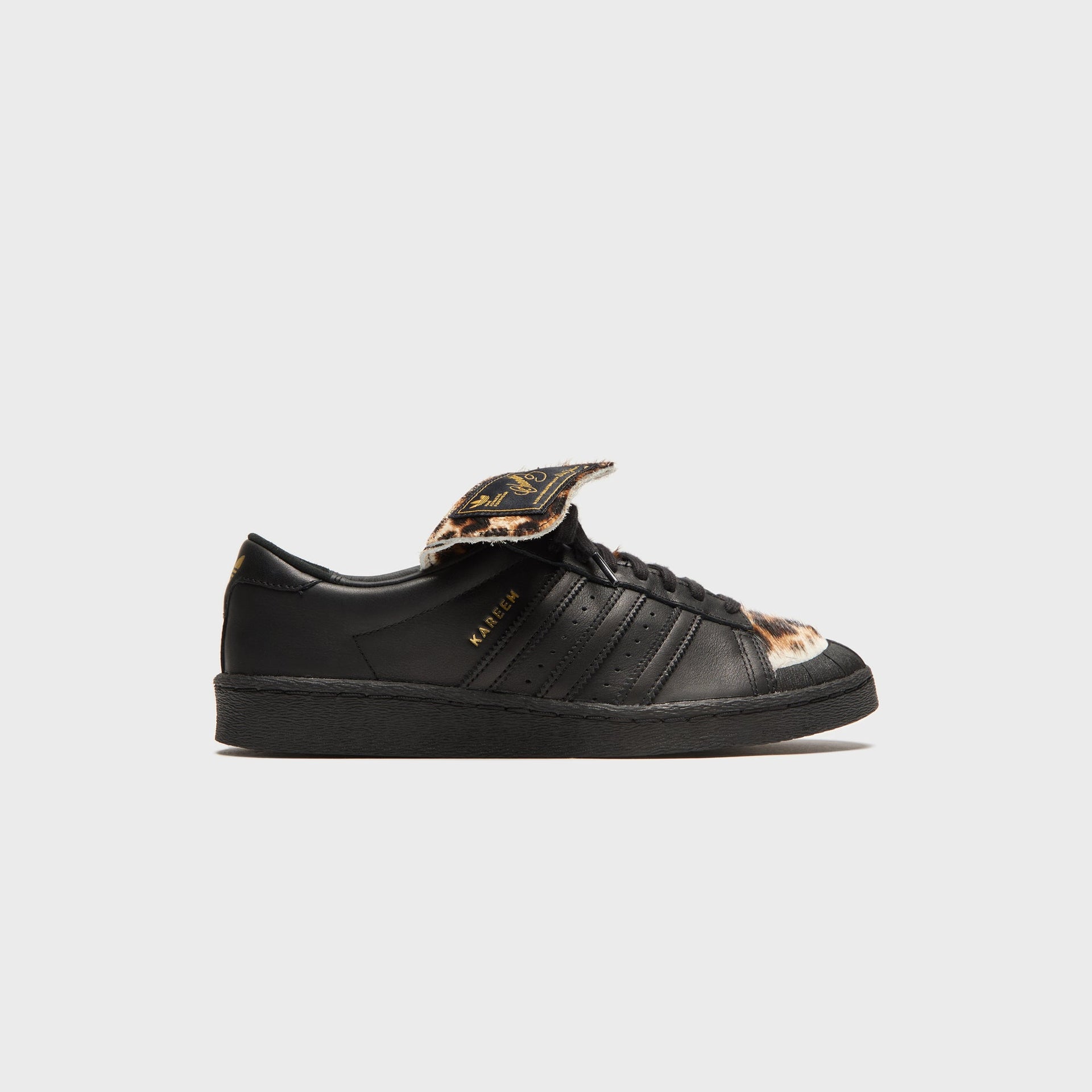 adidas x Willy Chavarria Jabbar Low - Core Black / Core Black / Leopard Print