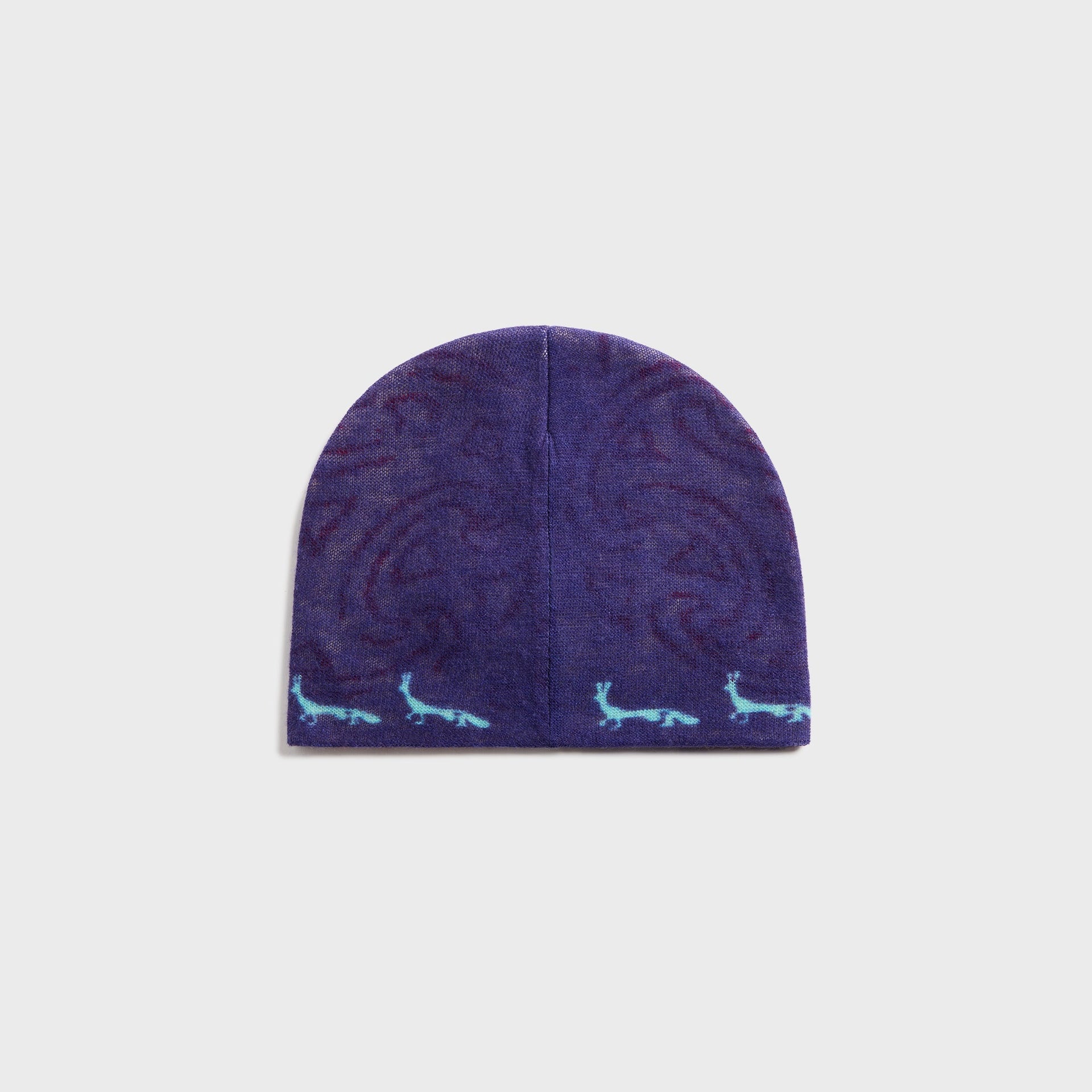 Adrian Cashmere Houndhare Beanie - Purple