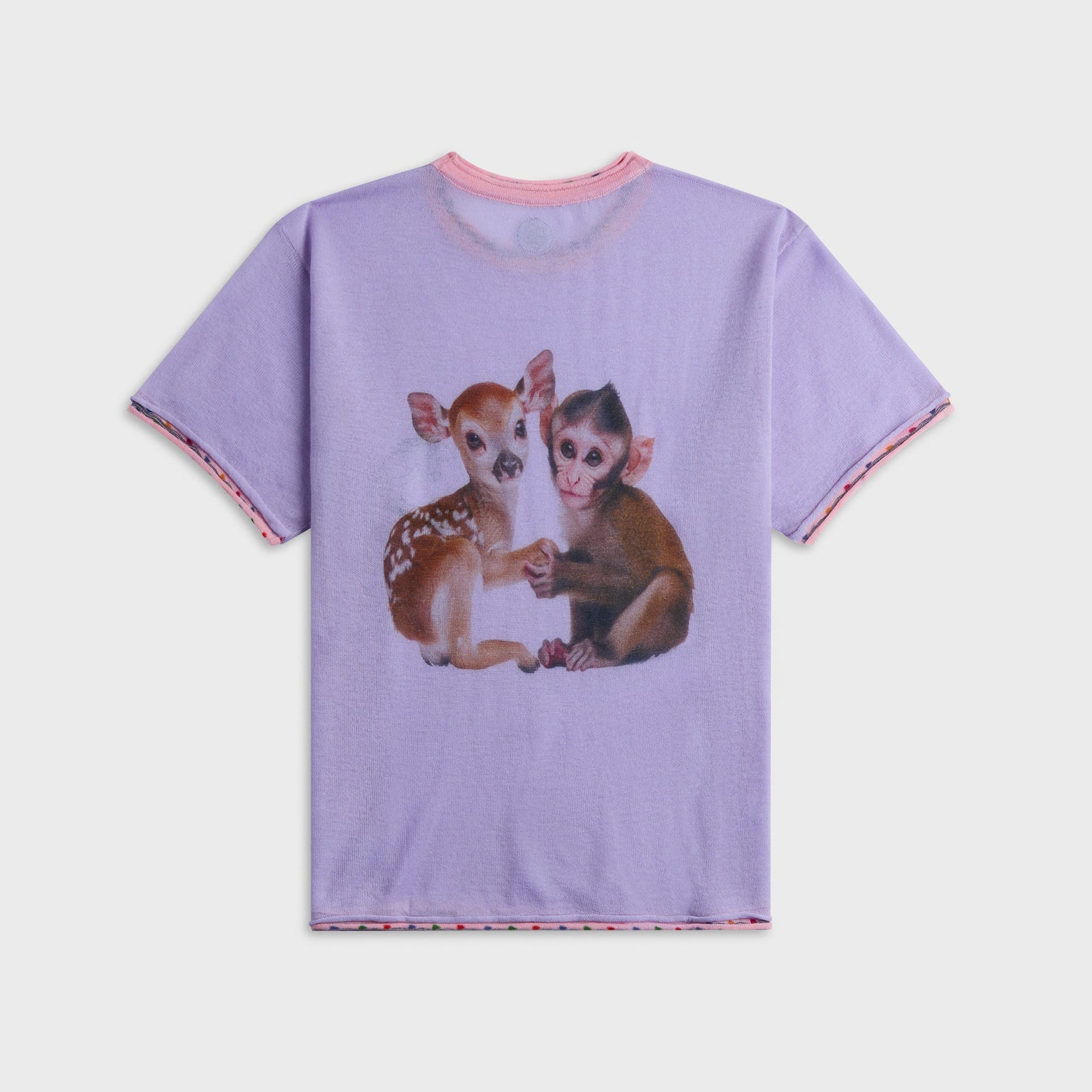 Adrian Cashmere Symbiosis Tee - Purple
