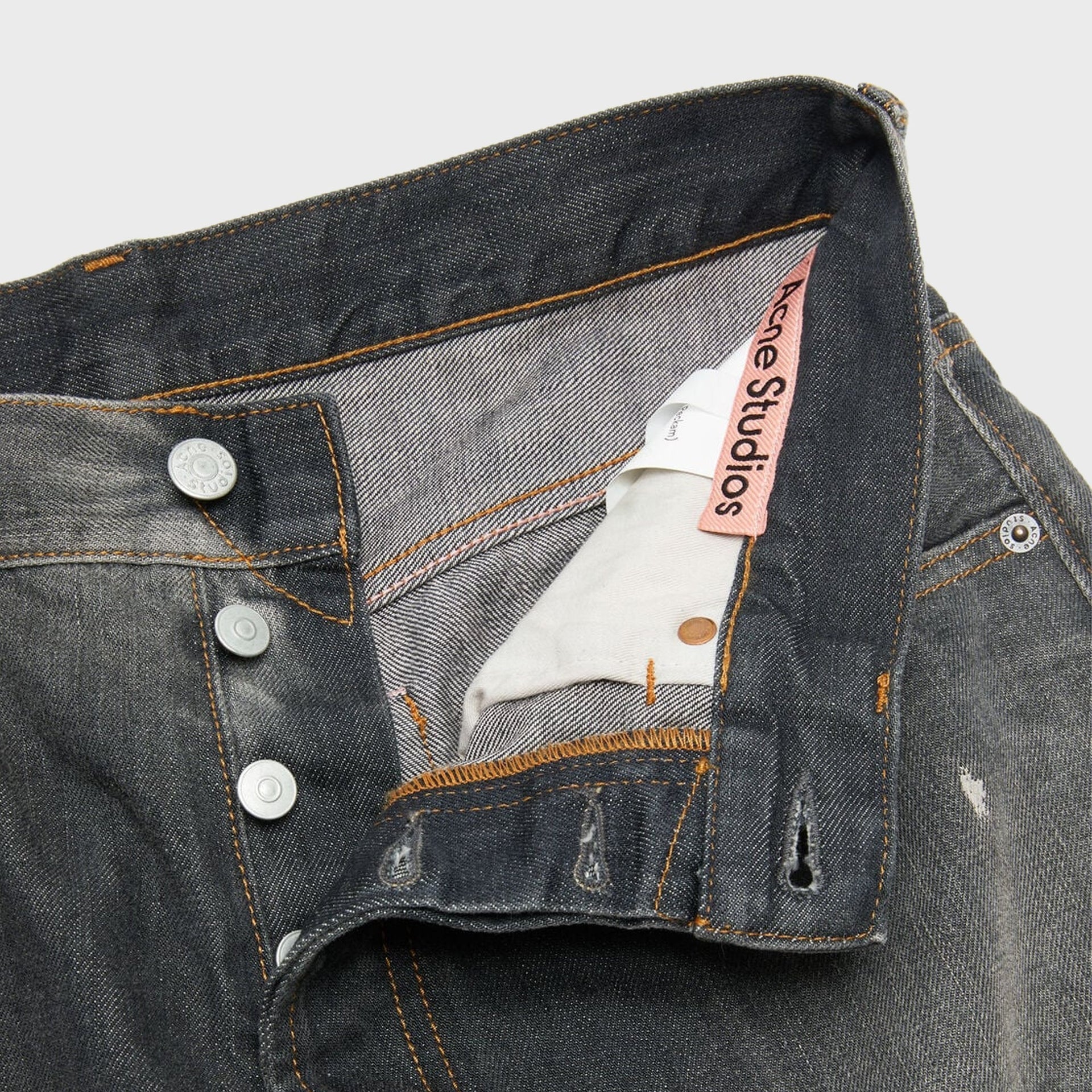 Acne Studios 2021M Regular Fit Jean - Black