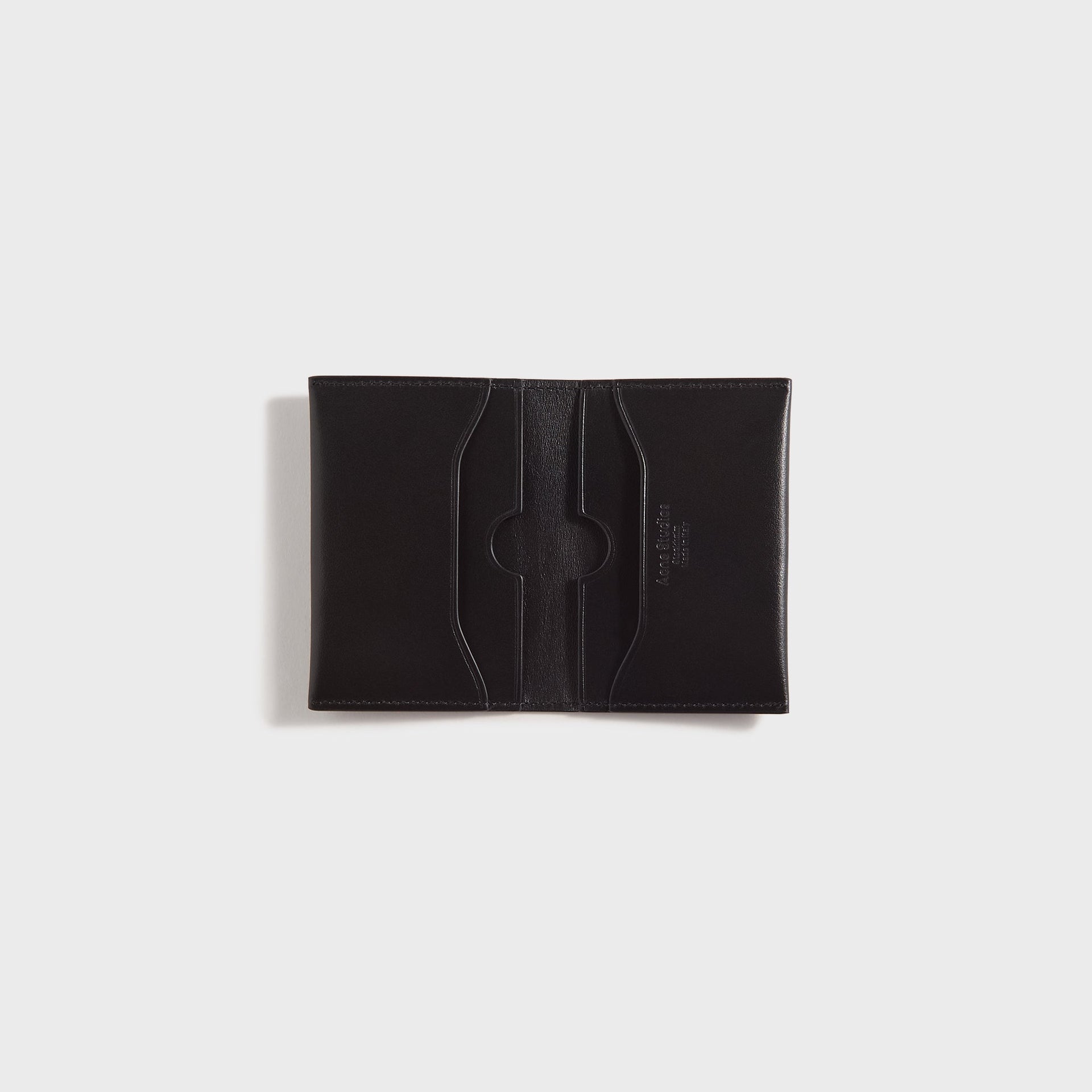 Acne Studios Folded Leather Wallet - Black