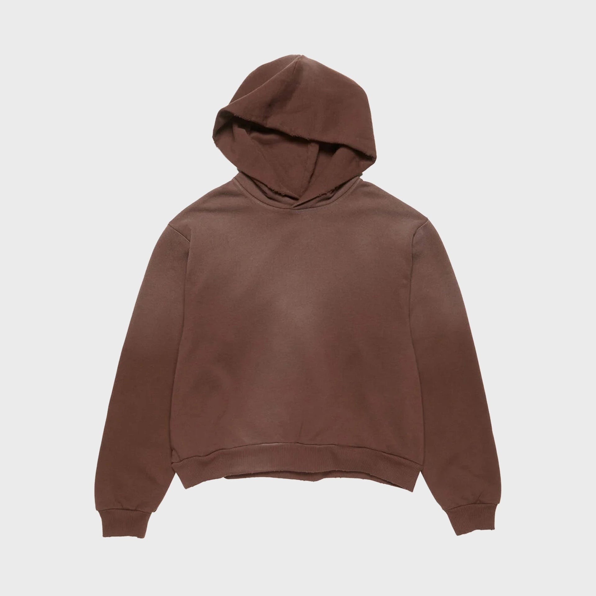 Acne Studios Fleece Logo Hoodie - Chocolate Brown