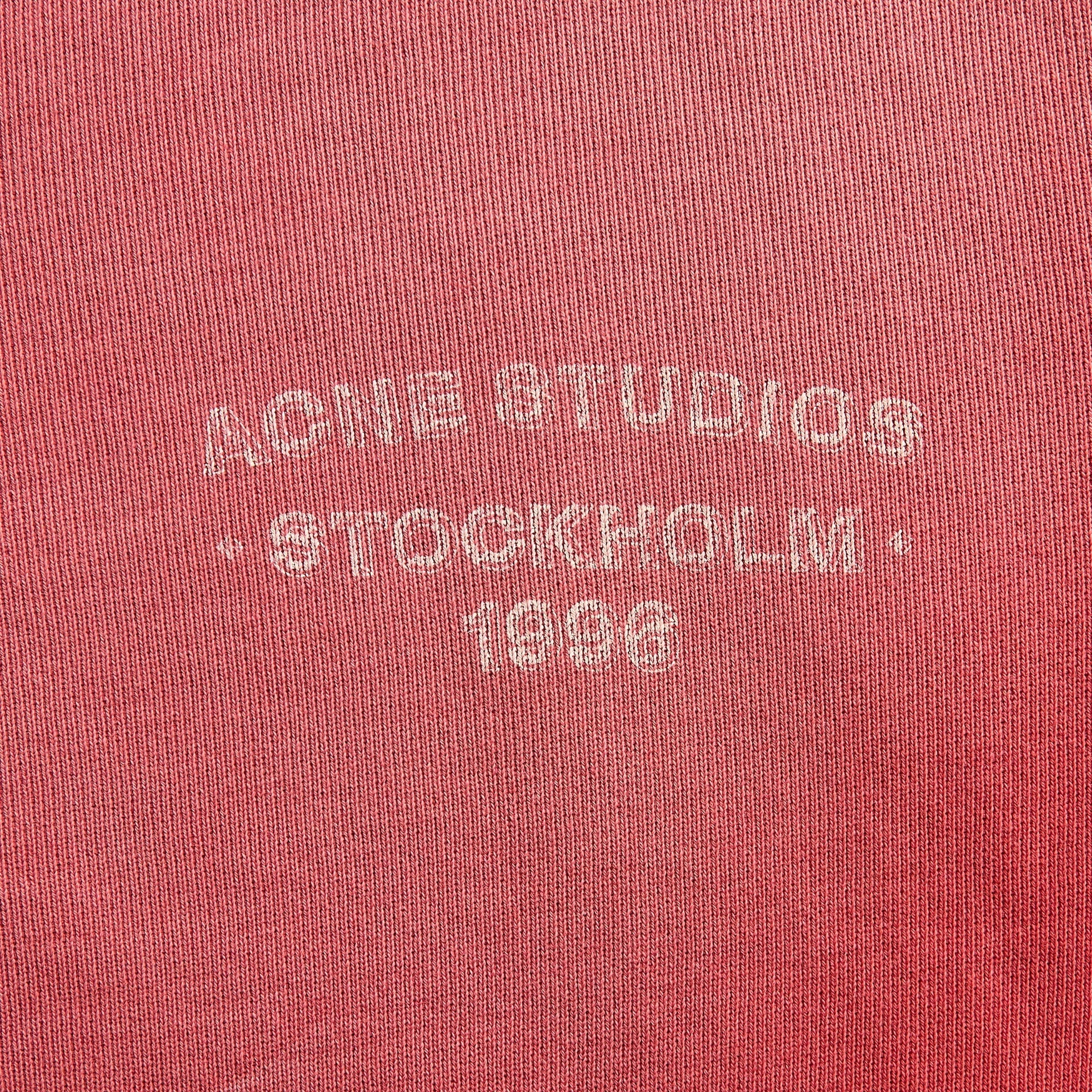 Acne Studios Sprayed Zip Hoodie - Red
