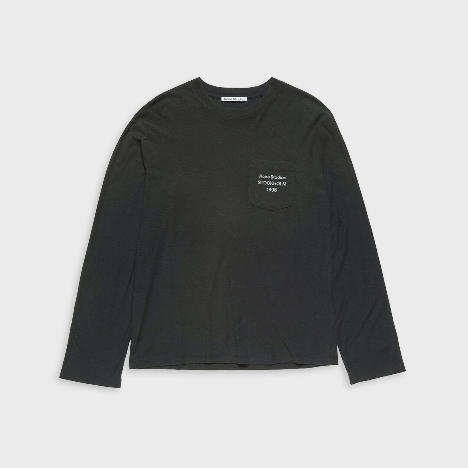 Acne Studios Logo Tee - Faded Black