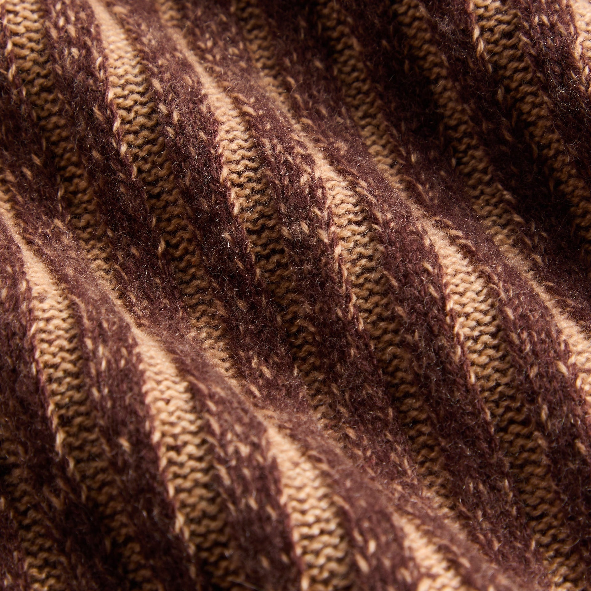 Adrian Cashmere Chestnut Ribbed Trackies - Brown