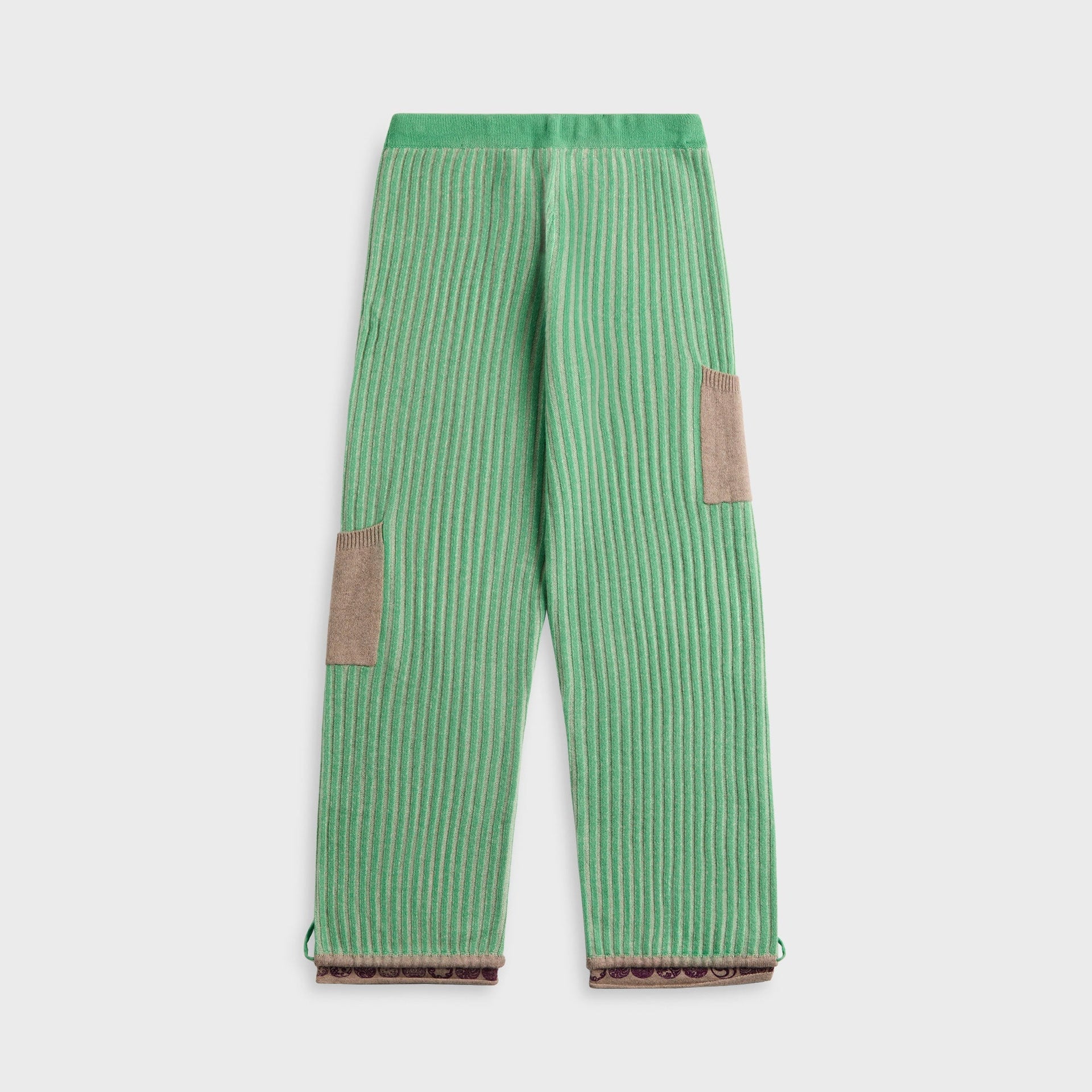 Adrian Cashmere Sugar Snap Track Pant - Green
