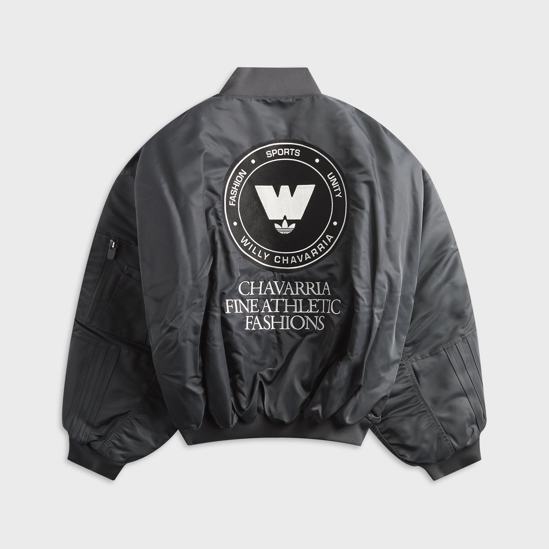 adidas x Willy Chavarria Bomber Jacket - Grey