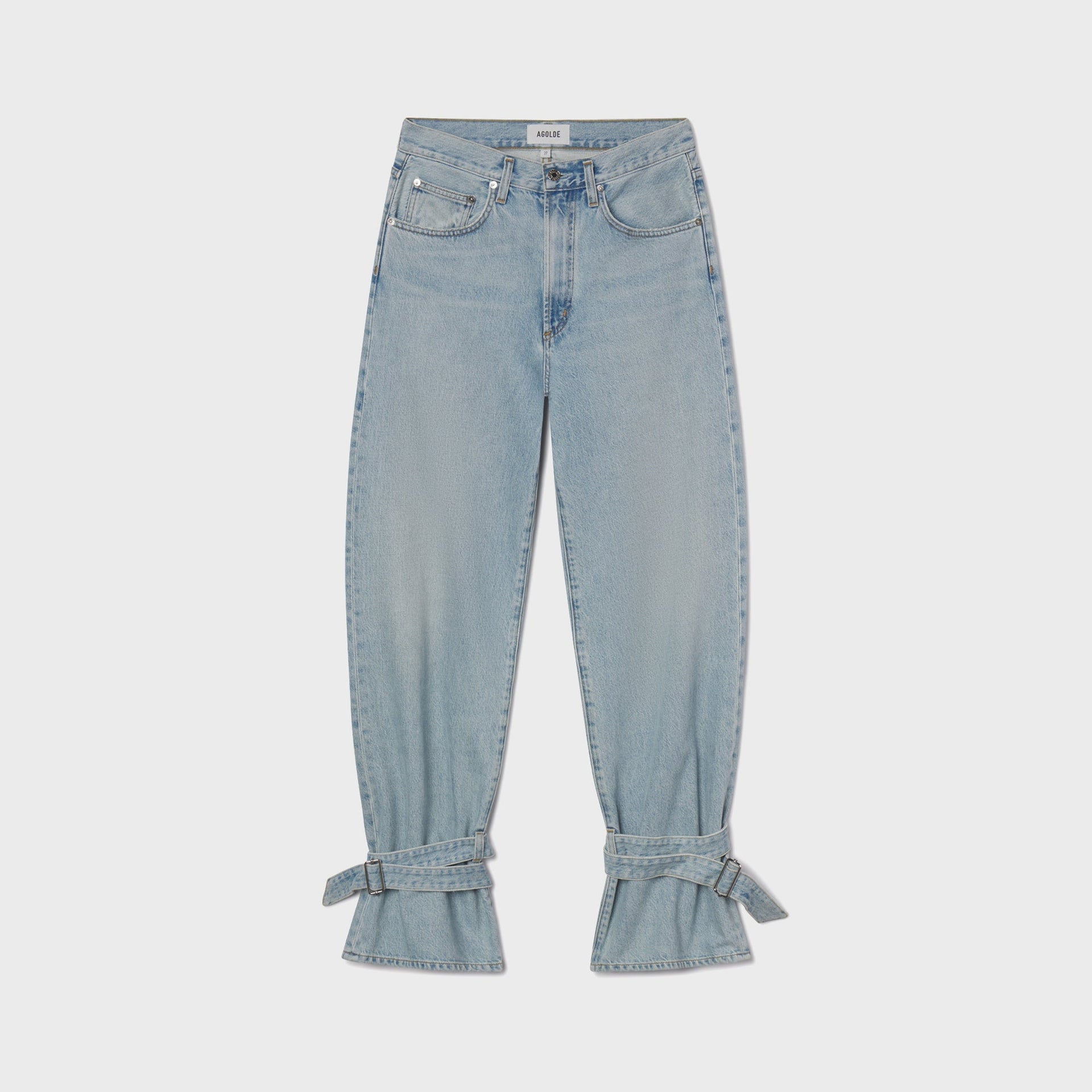 Agolde Cinched Hem Loose Taper Jeans - Custom