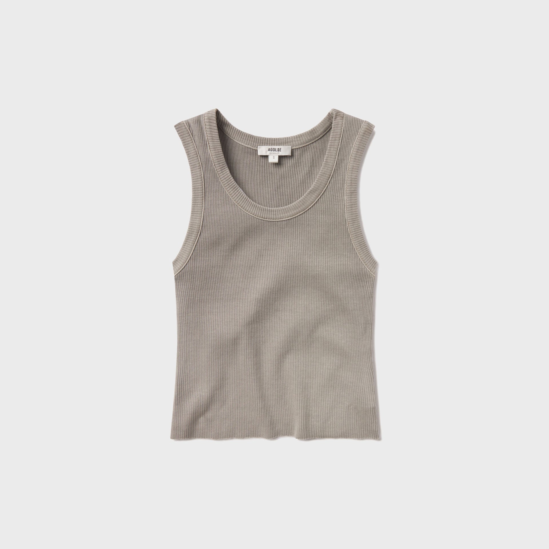 Agolde Shrunken Poppy Tank - Drab