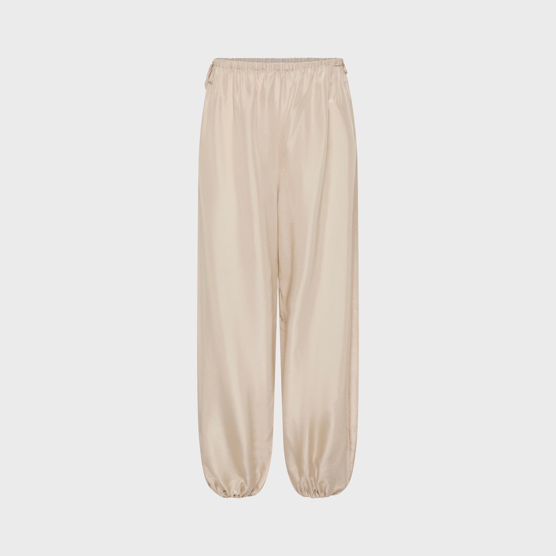 St. Agni Silk Adjustable Balloon Pant - Soft Ash
