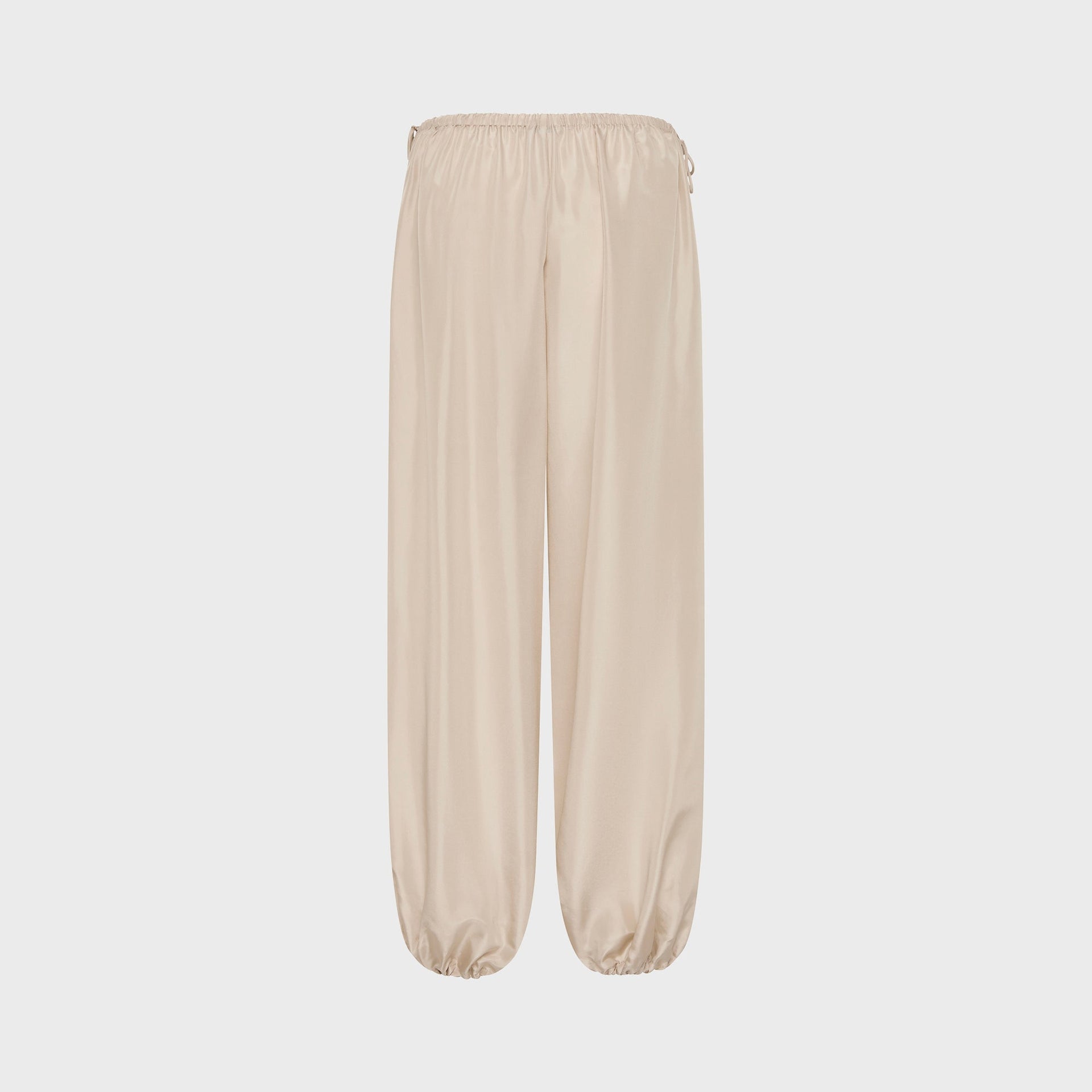 St. Agni Silk Adjustable Balloon Pant - Soft Ash