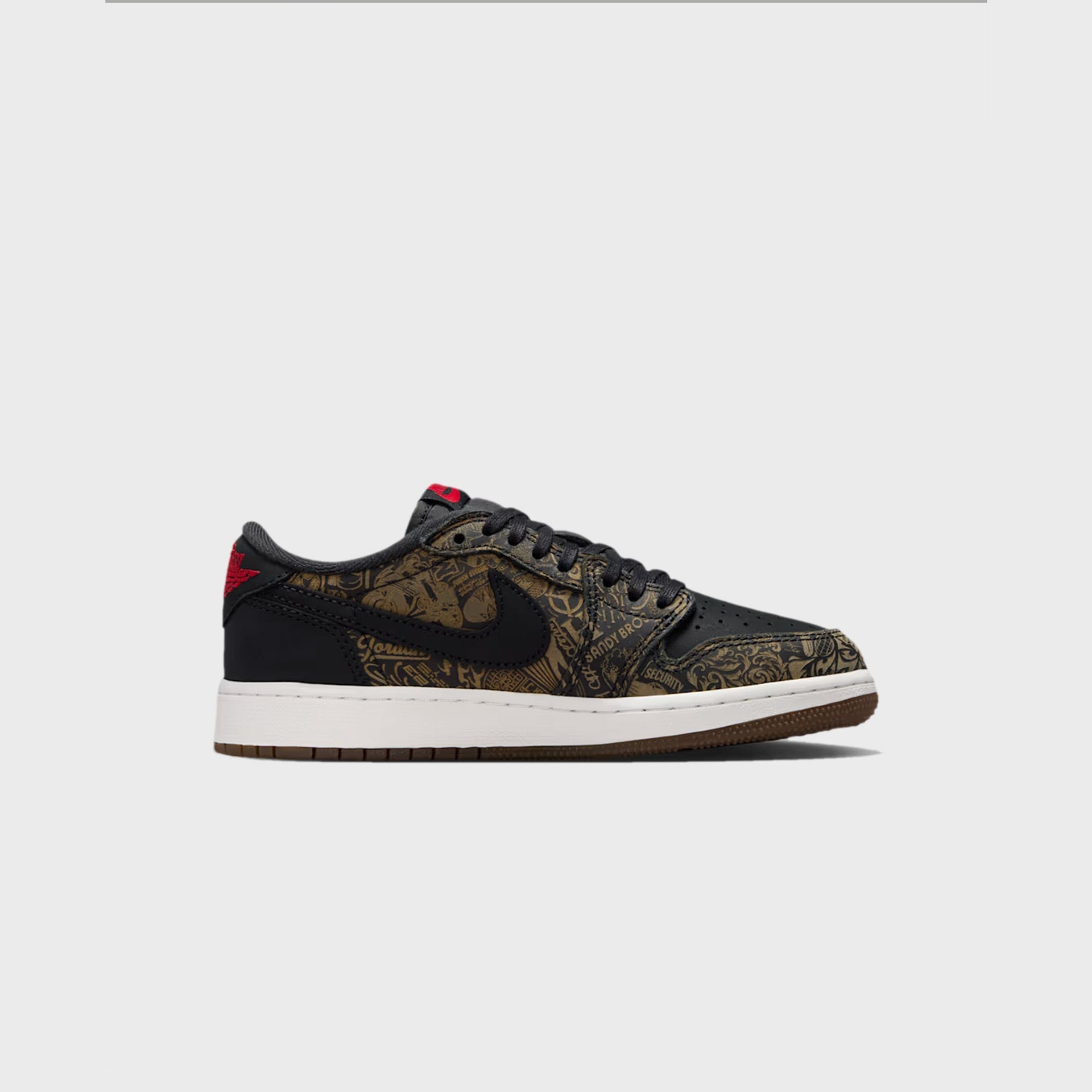 Jordan GS Air Jordan 1 Retro Low OG - Black / Palomino / Summit White / Multicolor