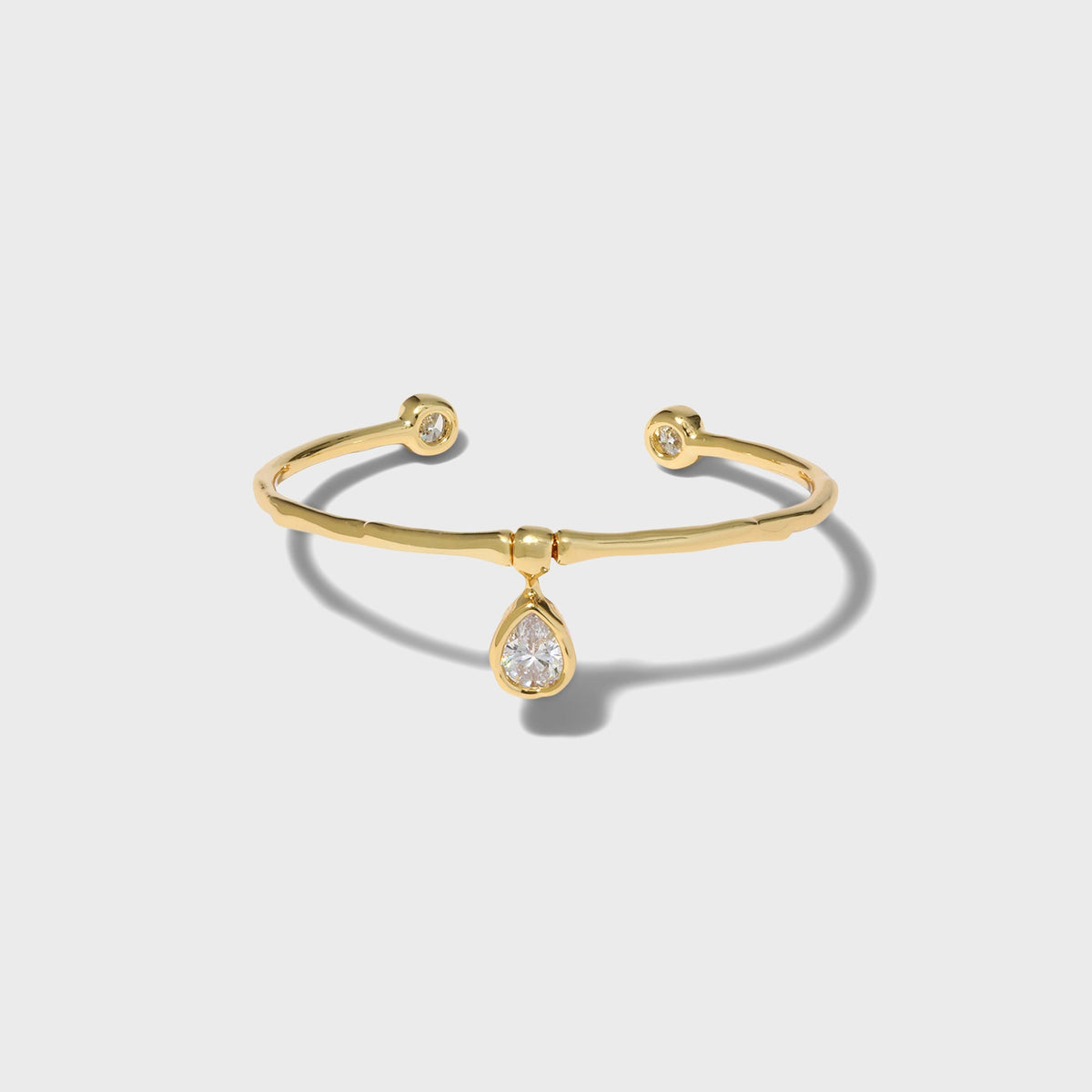 Alexis Bittar Asterales Gold Solitaire Charm Cuff Bracelet - Gold