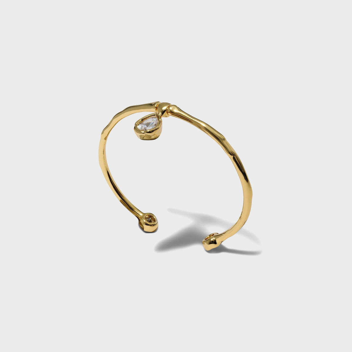 Alexis Bittar Asterales Gold Solitaire Charm Cuff Bracelet - Gold