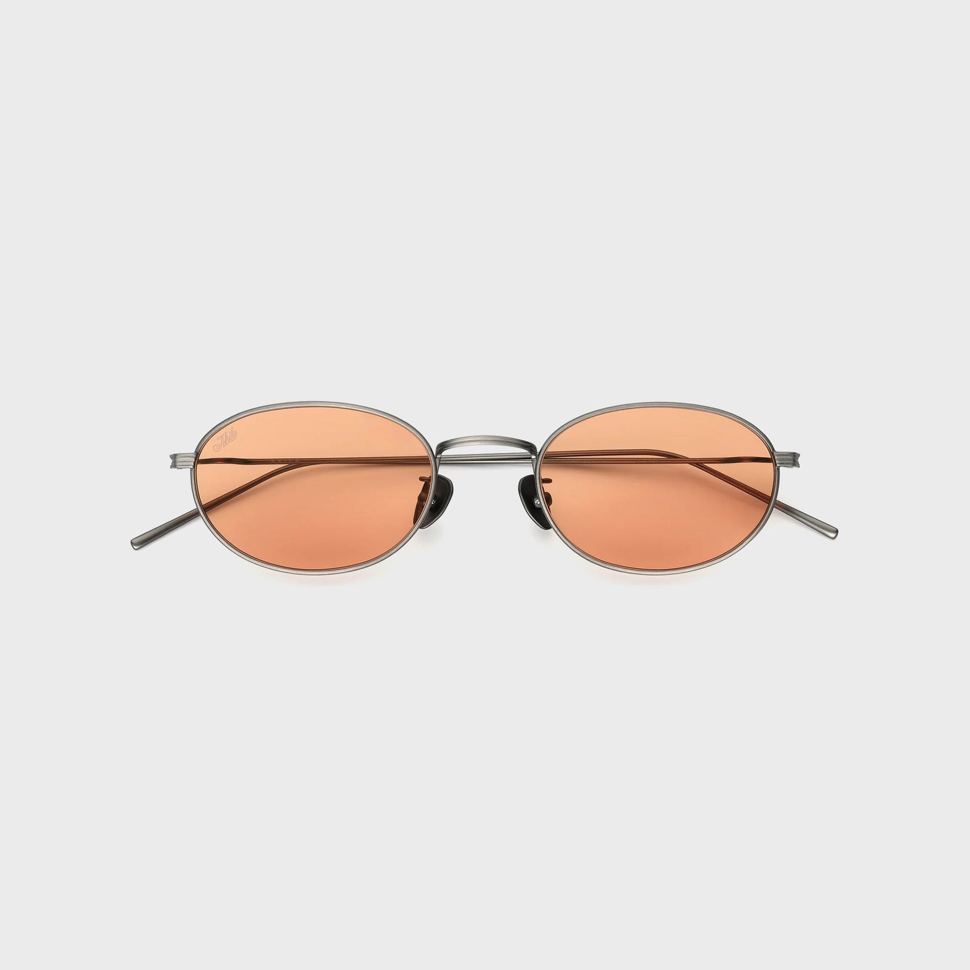 Akila Petal Sunglasses - Brushed Gunmetal / Amber