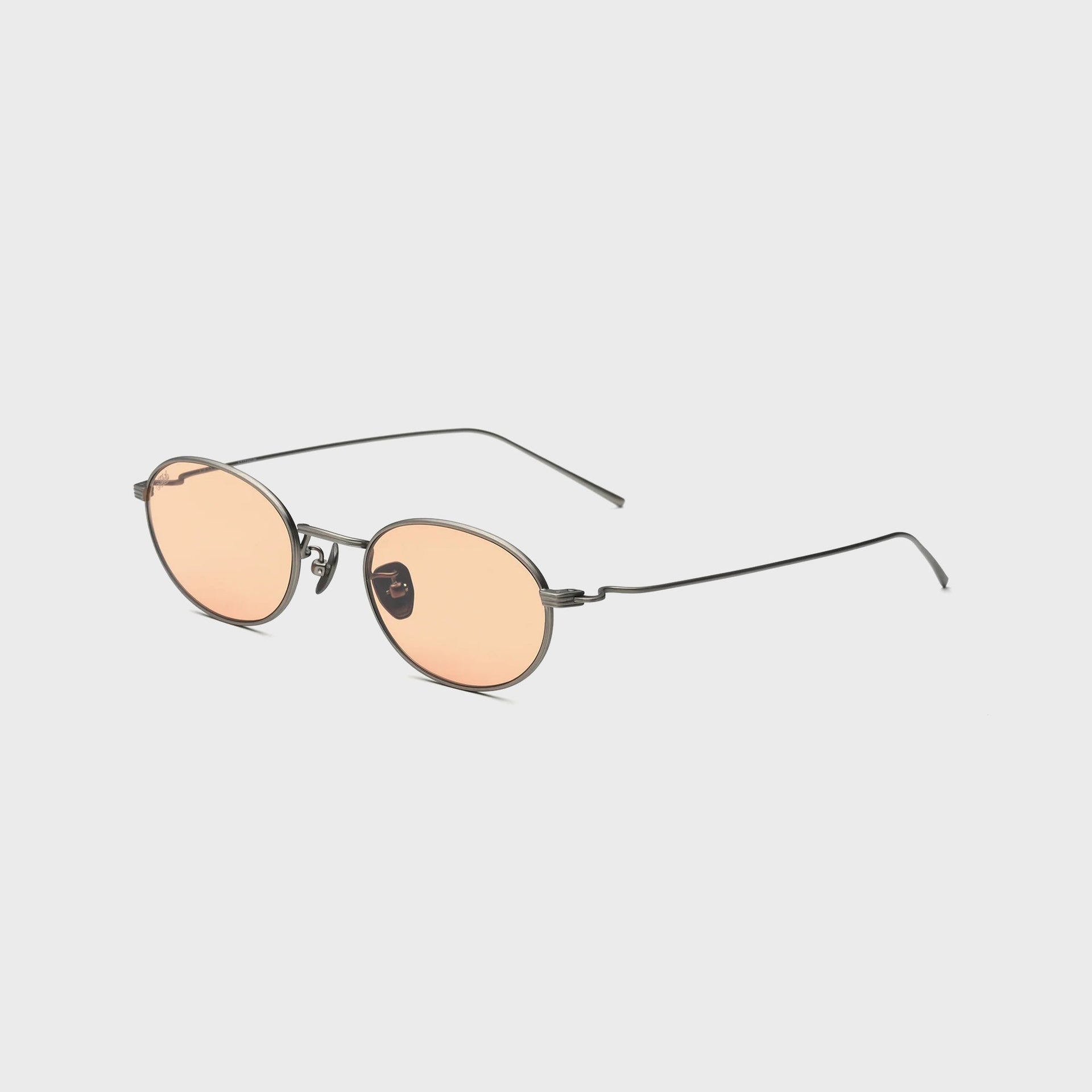 Akila Petal Sunglasses - Brushed Gunmetal / Amber