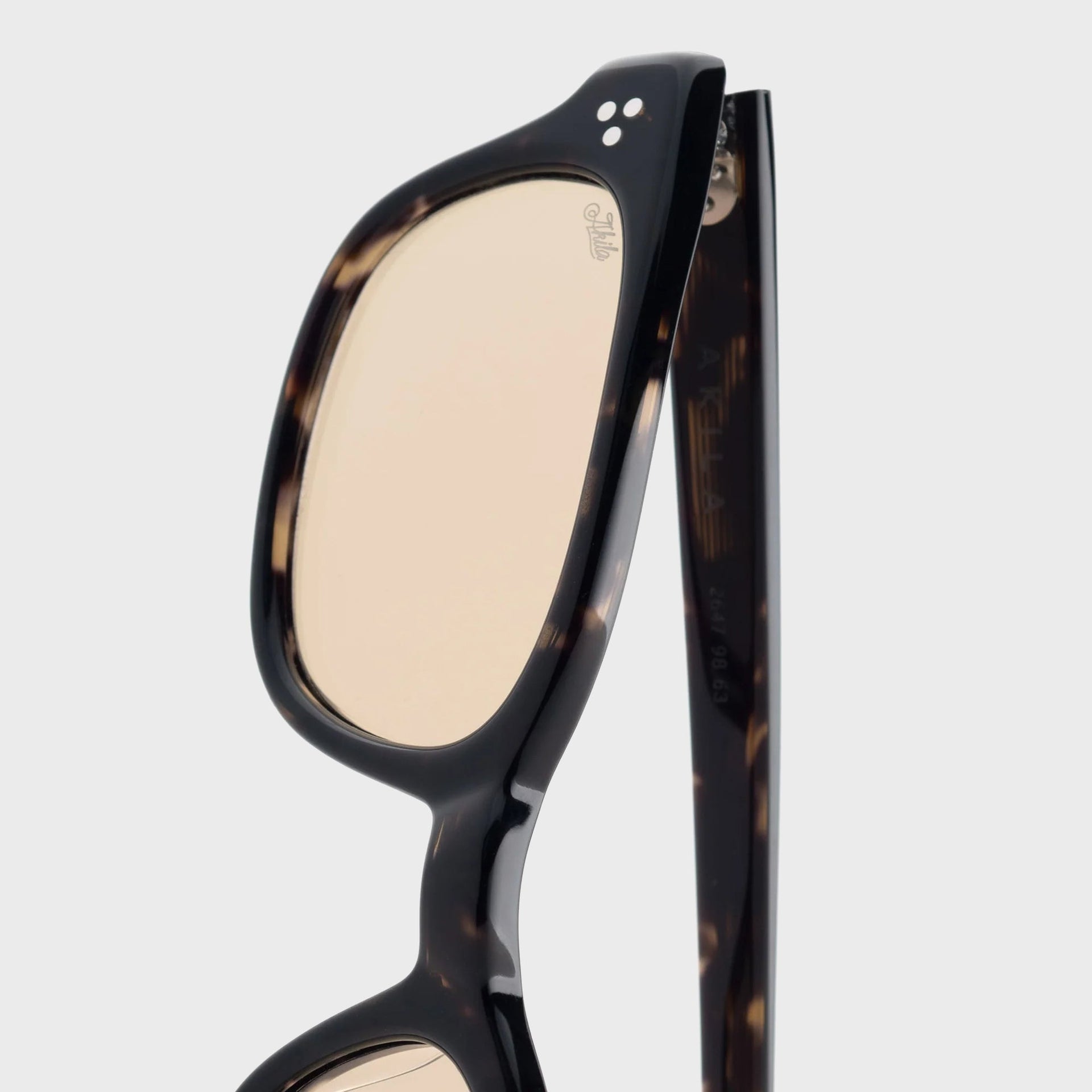 Akila Tracer Sunglasses - Dark Speckle Tortoise / Tan