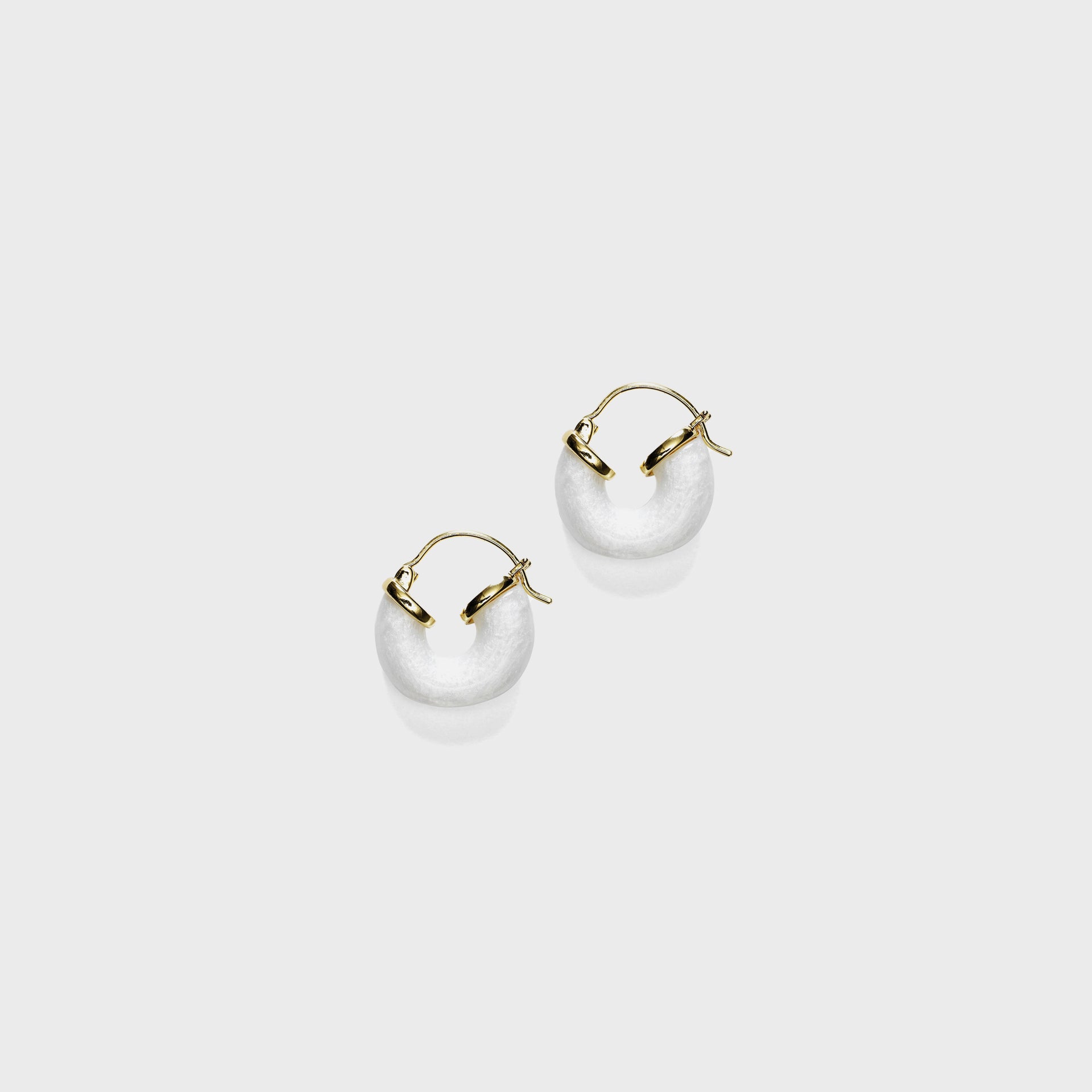 Anni Lu Petit Swell Hoop - White