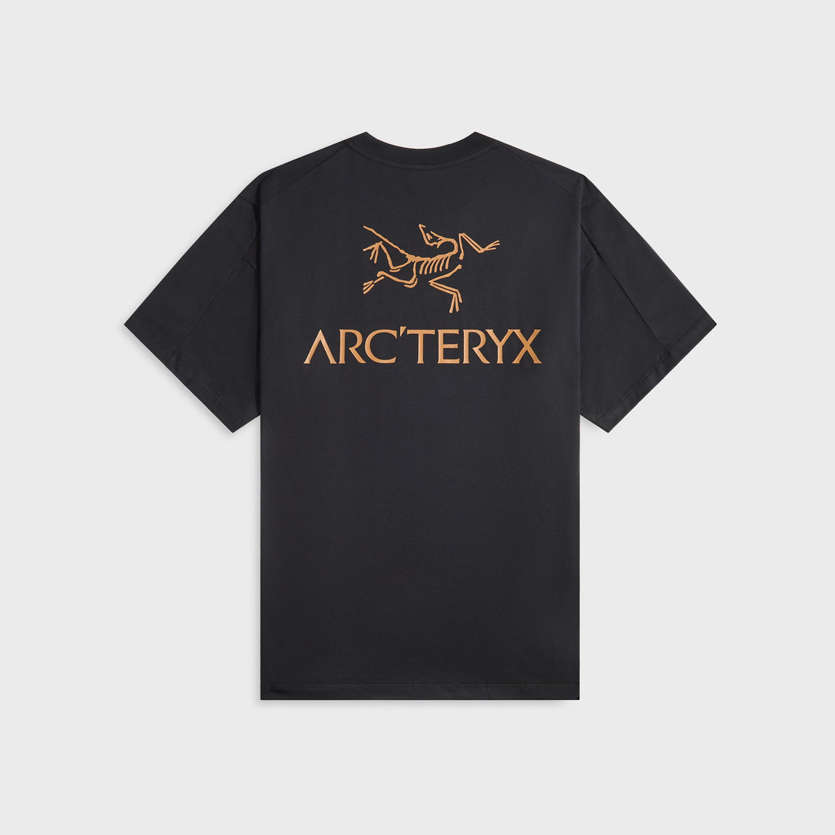 Arc'teryx Kragg SL Cotton Bird Word Short Sleeve Tee - 24K Black