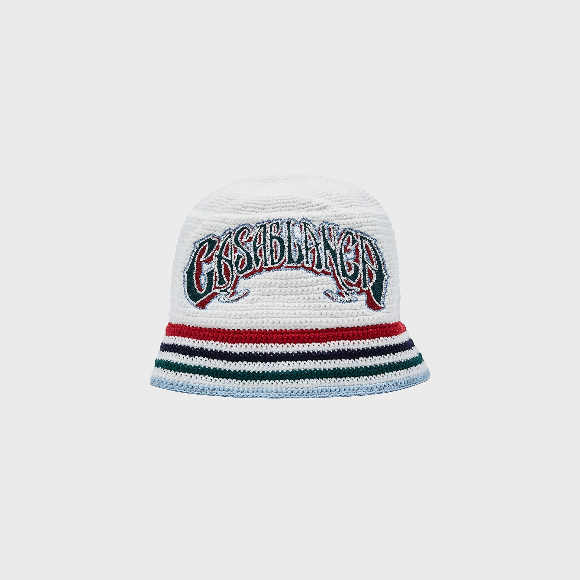 Casablanca Crochet Cap - White
