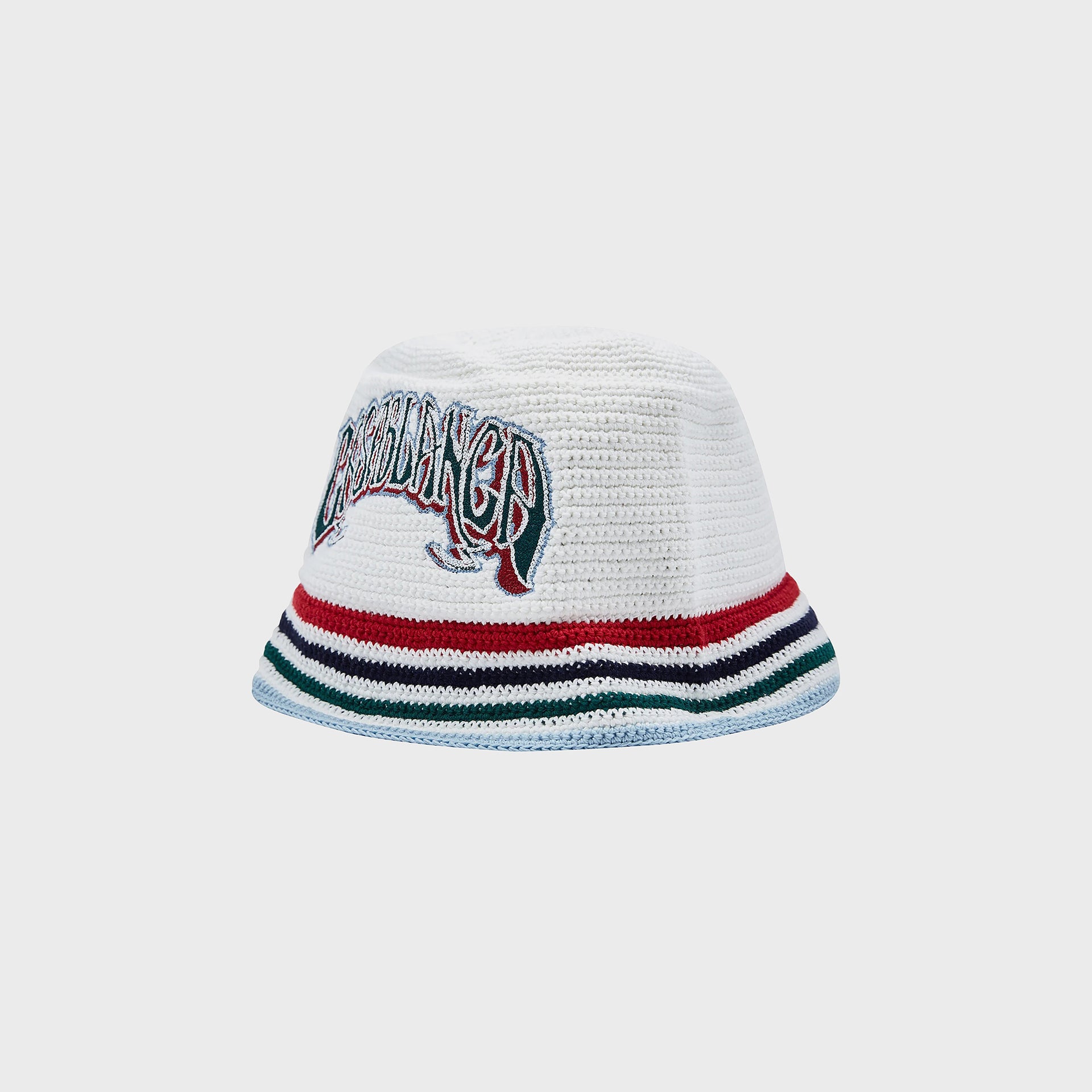 Casablanca Crochet Cap - White