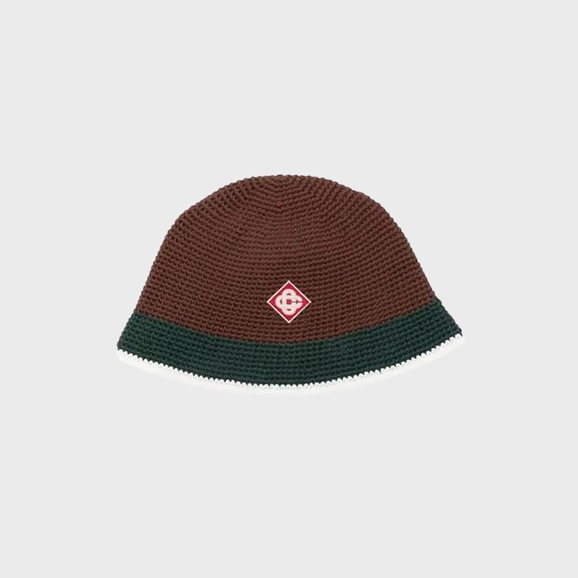 Casablanca Crochet Cap in Brown