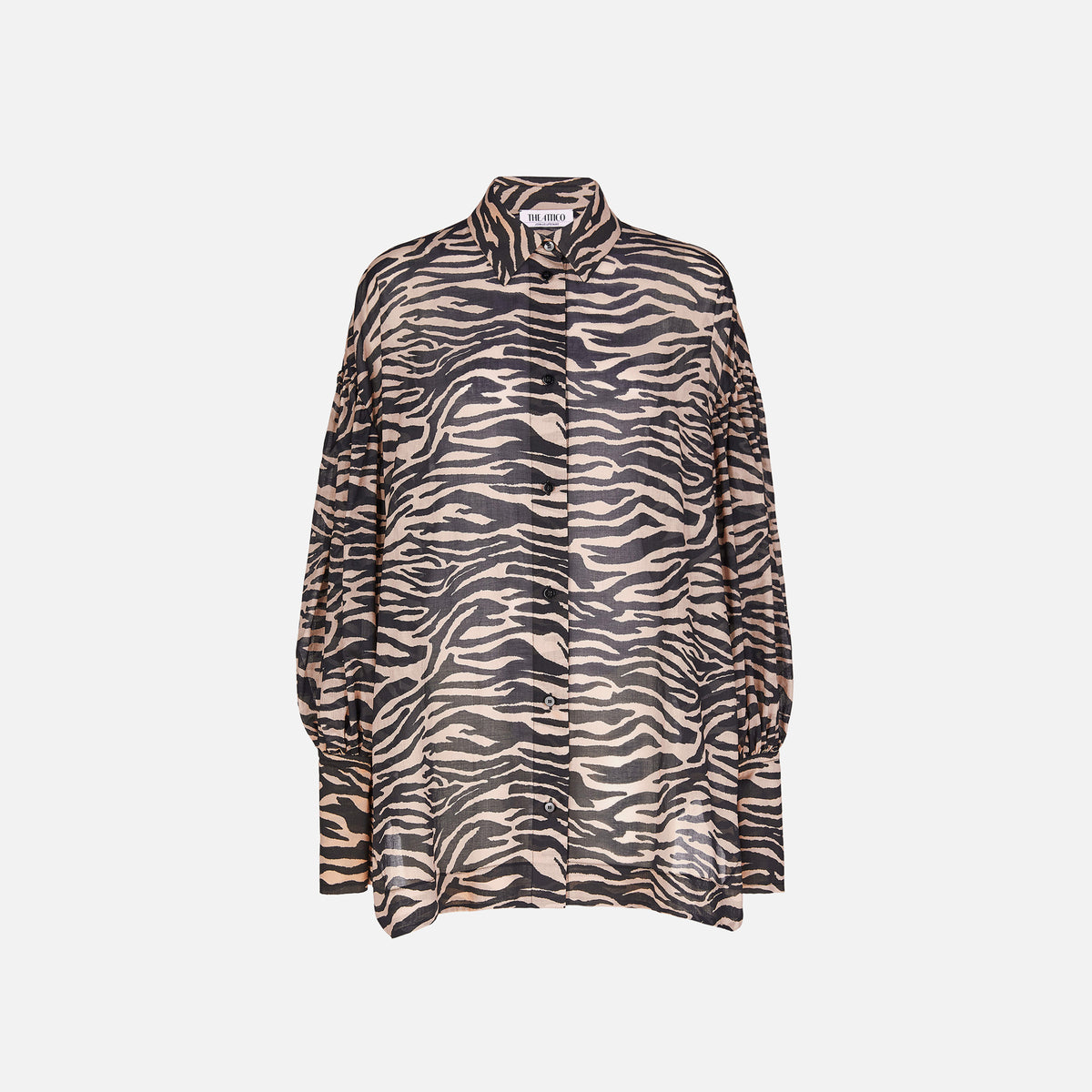 The Attico Shirt - Cappuccino / Black