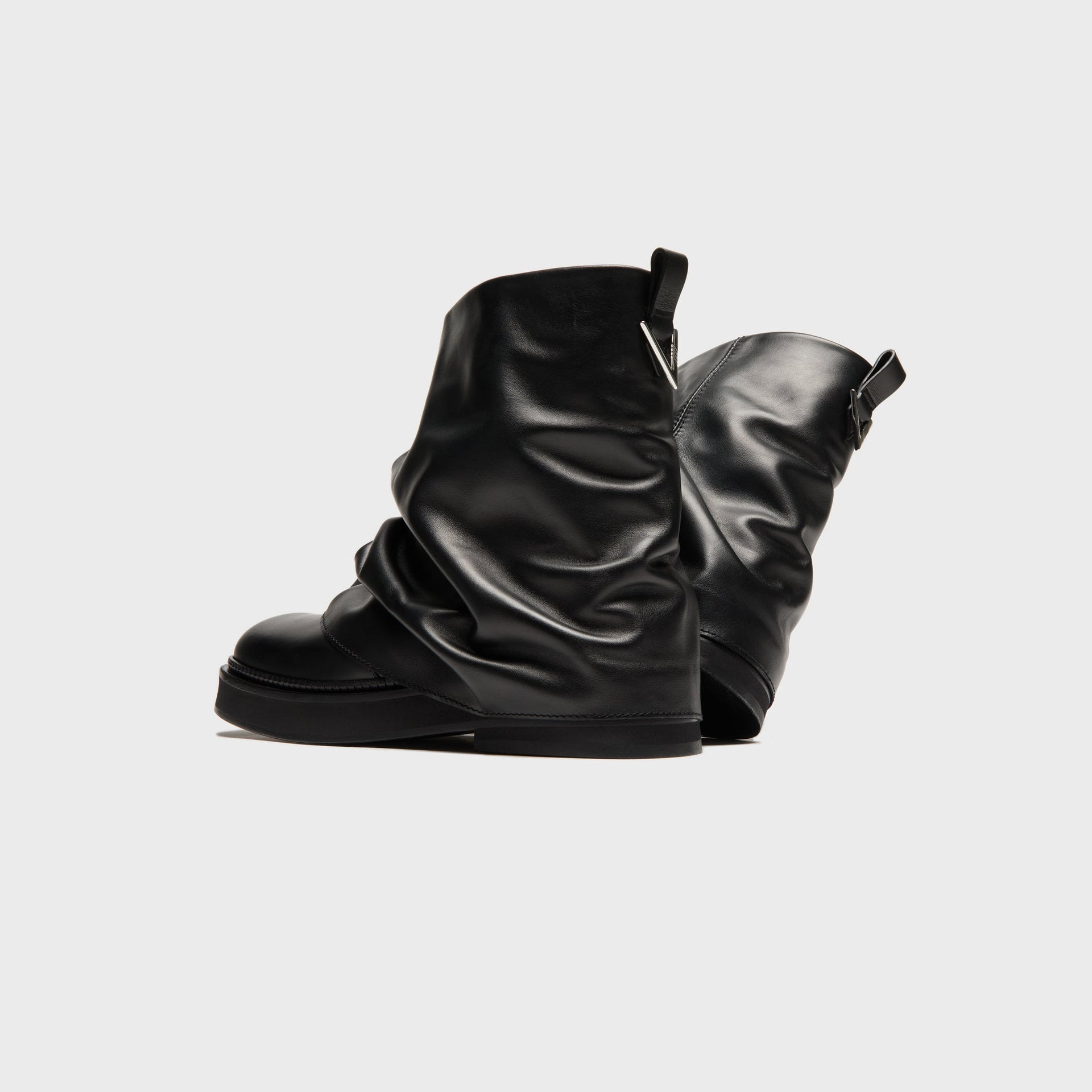 The Attico Mini Robin Combat Boot - Black