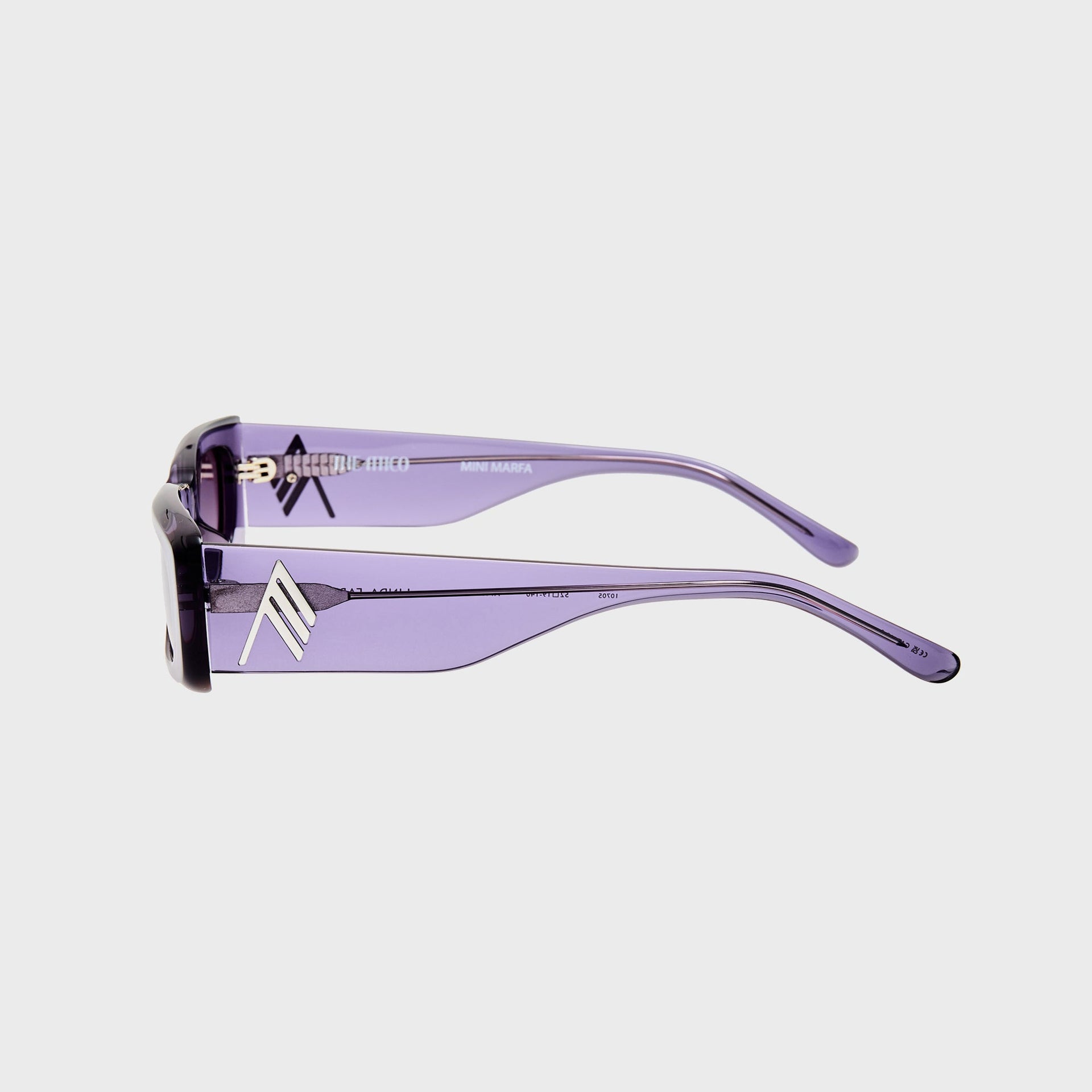 The Attico Mini Marfa in Purple