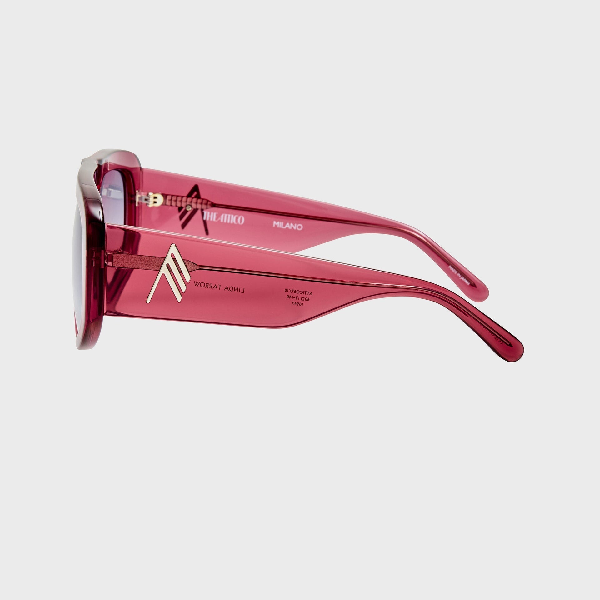 The Attico Milano Sunglasses - Grey