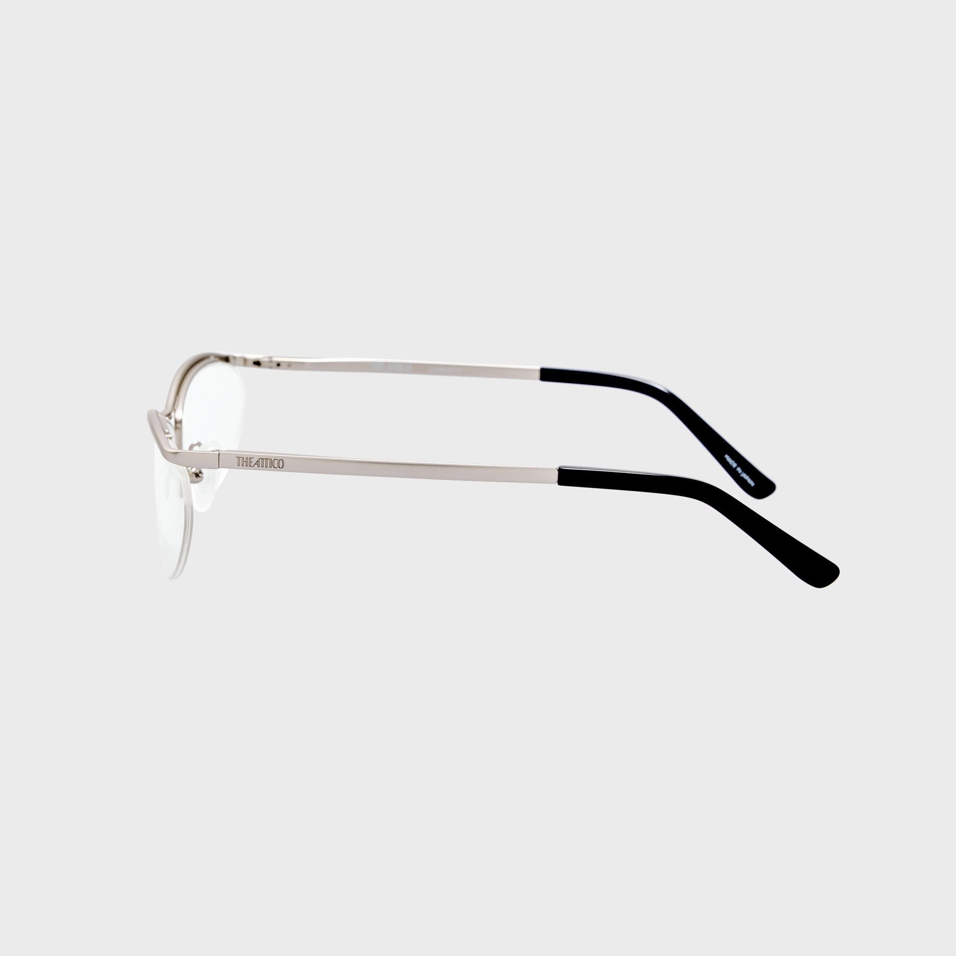 The Attico Charlotte Optical Sunglasses - Matte Silver