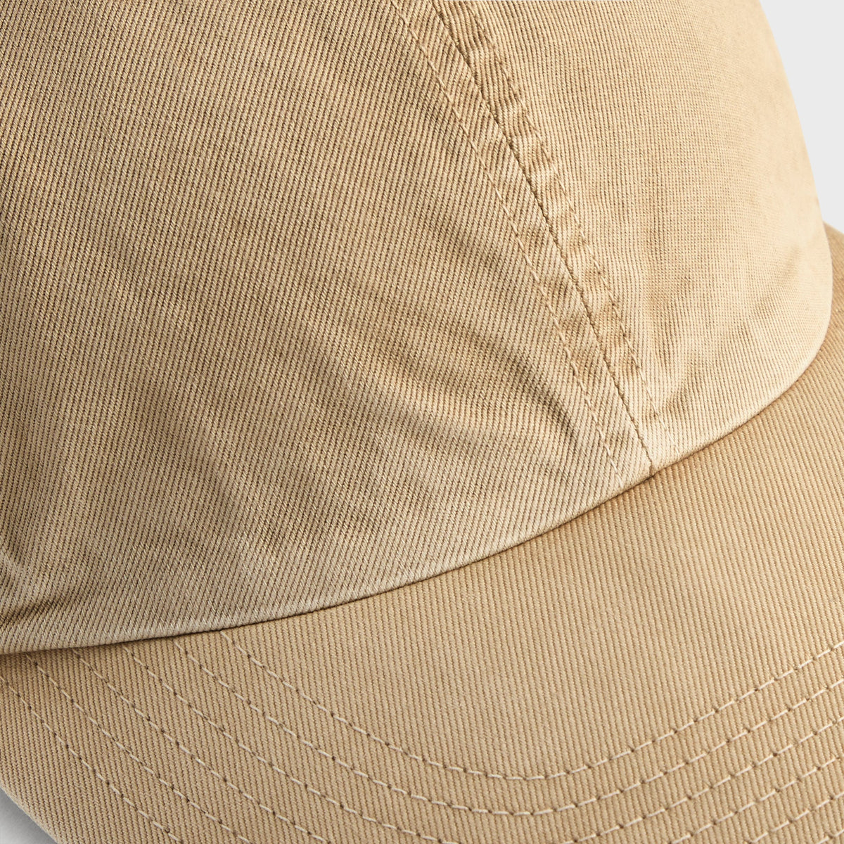 Auralee Garment-Dyed Finx Chino Cap - Light Beige