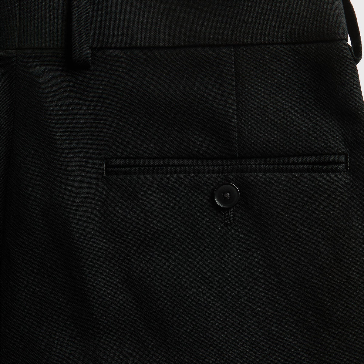 Auralee Wool Cotton Linen Ox Short - Black