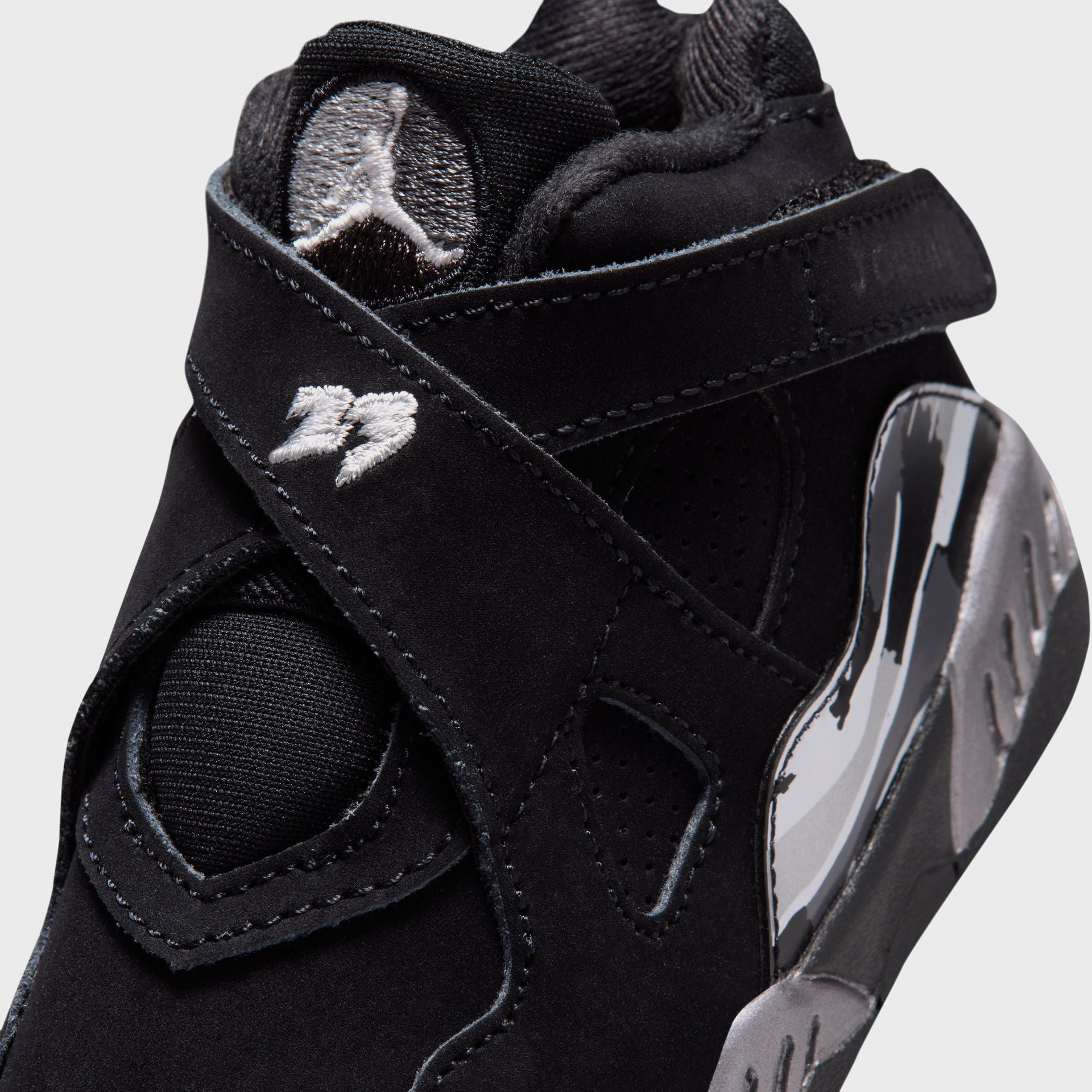 Jordan TD Jordan 8 Retro - Black / Light Graphite / White