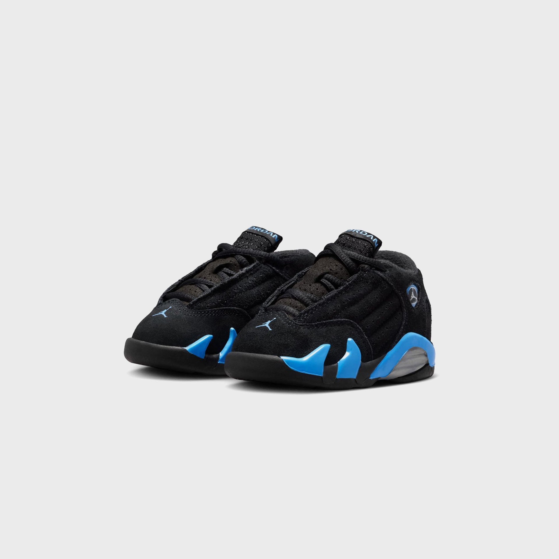 Jordan TD Jordan 14 Retro - Black / White / University Blue / Metallic Silver