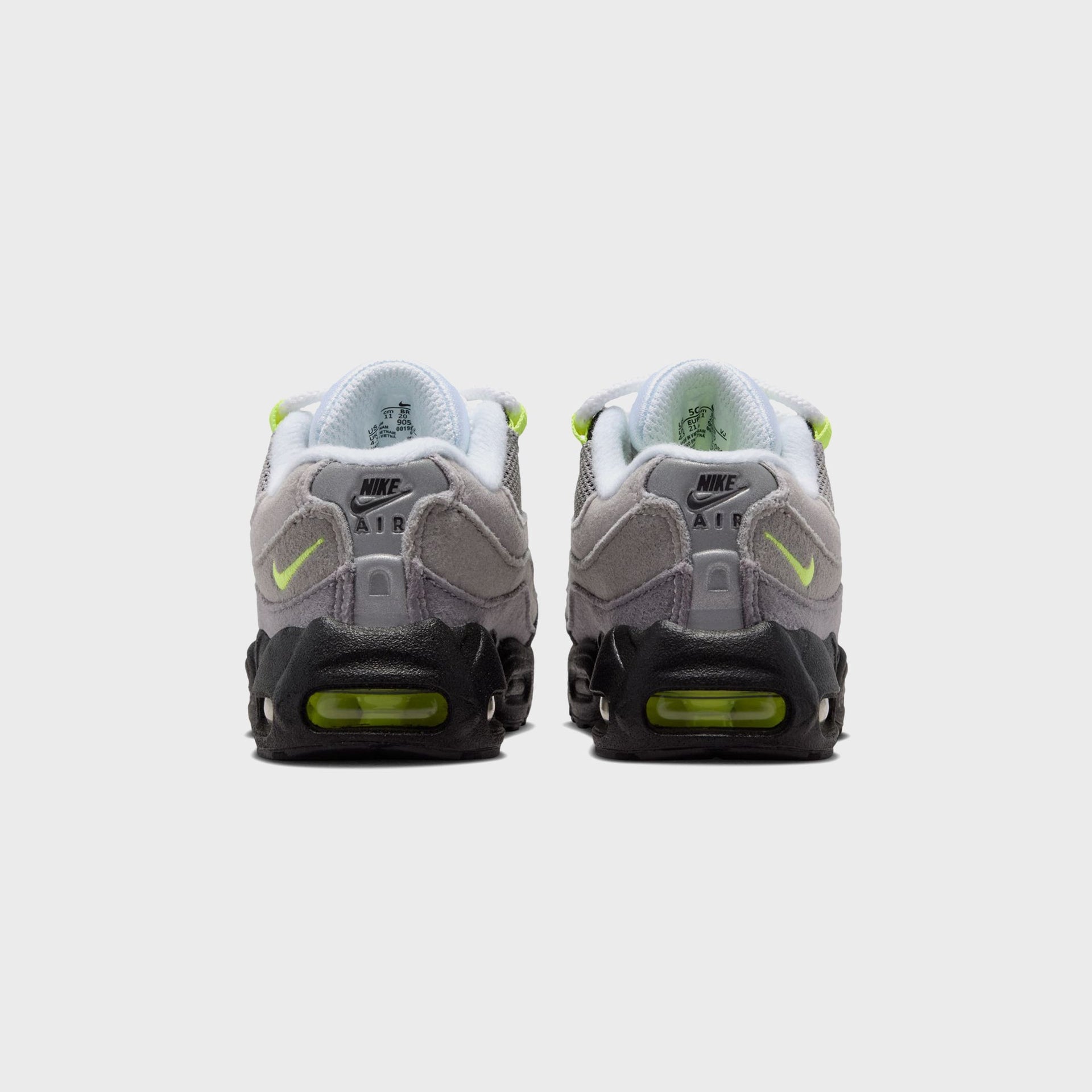 Nike TD Air Max 95 - Black / Neon Yellow / Anthracite / Light Graphite