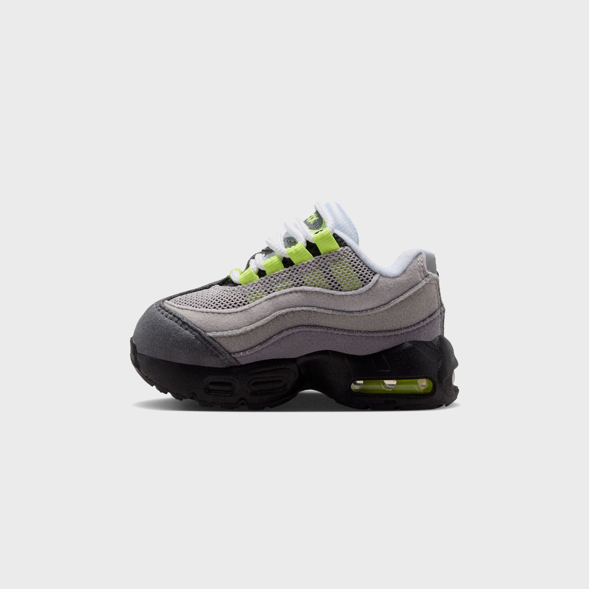 Nike TD Air Max 95 - Black / Neon Yellow / Anthracite / Light Graphite