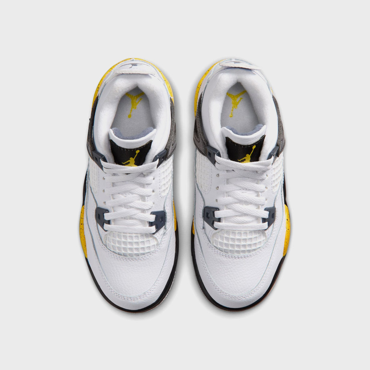 Jordan PS Jordan 4 Retro - White / Tour Yellow / Dark Blue Grey / Black